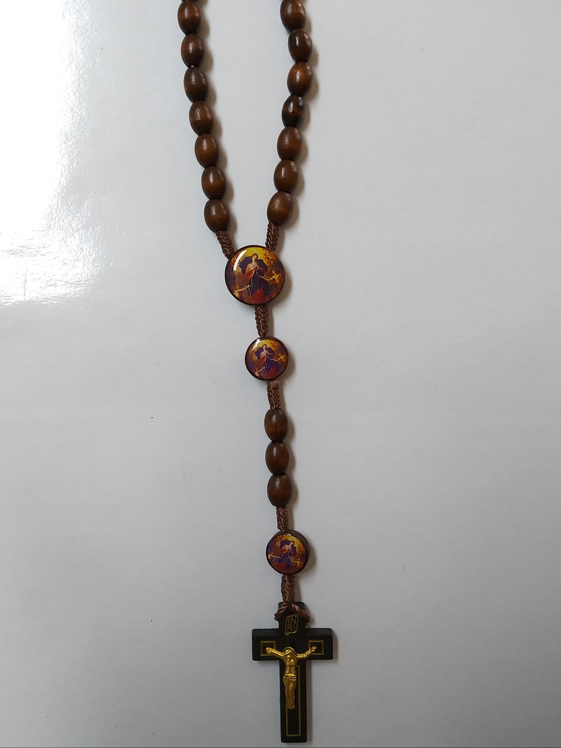 Mary Untier Of Knots Devotional Cord Rosary