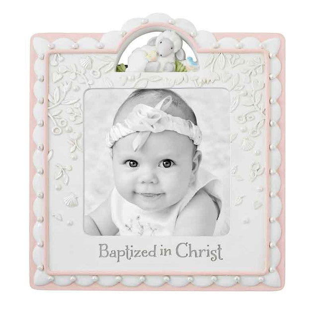 Baptism photo frame