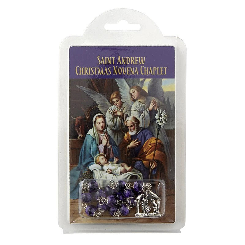 Christmas Novena Chaplet With Prayer Card