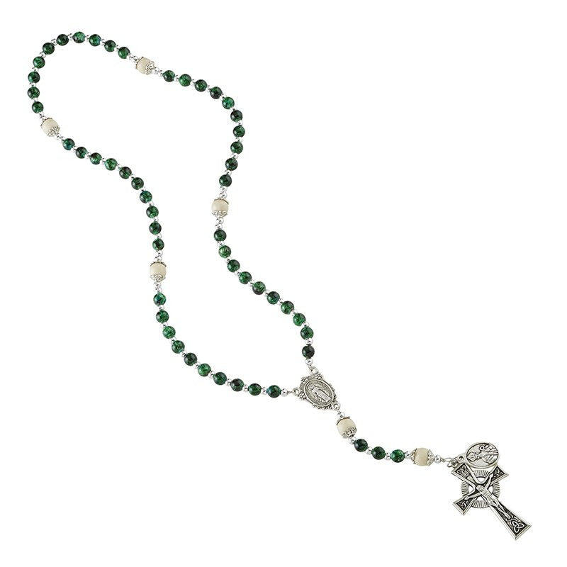 St. Patrick Irish Marbled Rosary