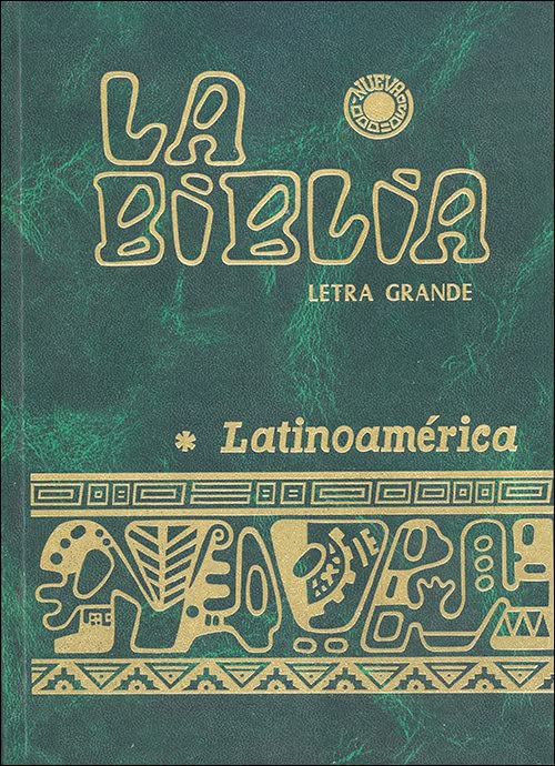 La Biblia Latinoamericana letra grande color no indice