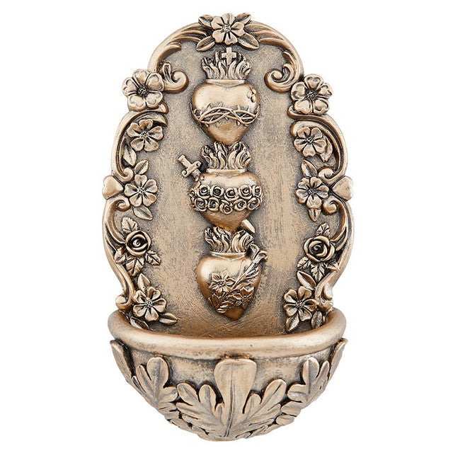 Sacred Hearts Holy Water Font