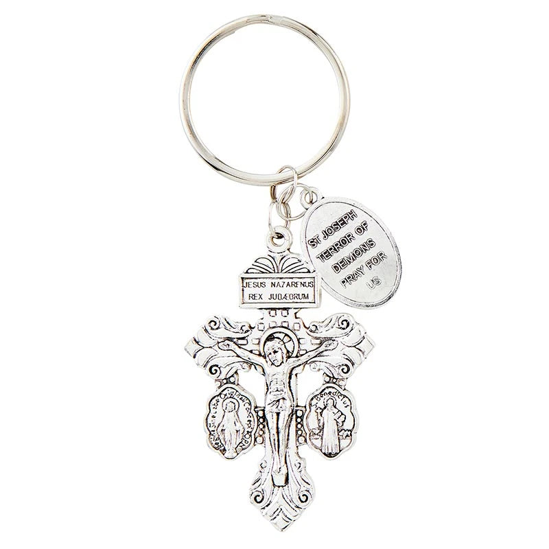 St. Joseph Terror of Demons Key Ring