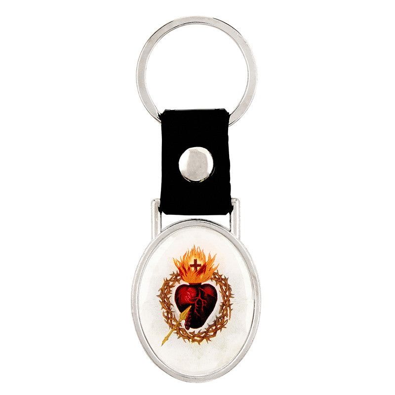 Sacred Heart Protection Key Chain