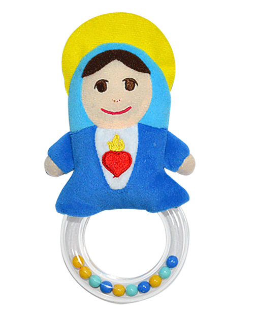 Mother Mary Pray For Us Rattle