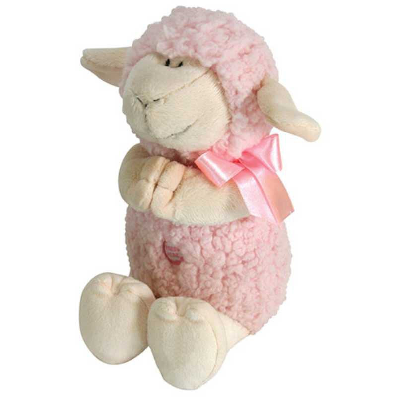 Pink Musical Praying Lamb
