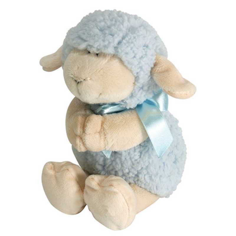 Blue Praying Musical Lamb