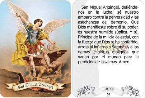 San Miguel Arcangel Estampa Chica