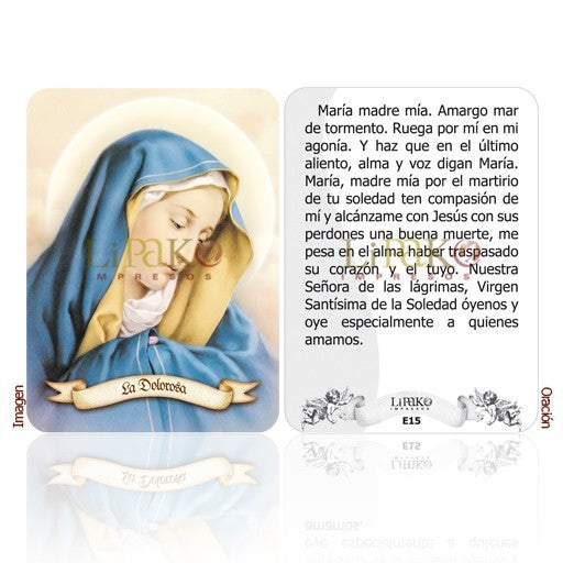 La Dolorosa Estampa Chica