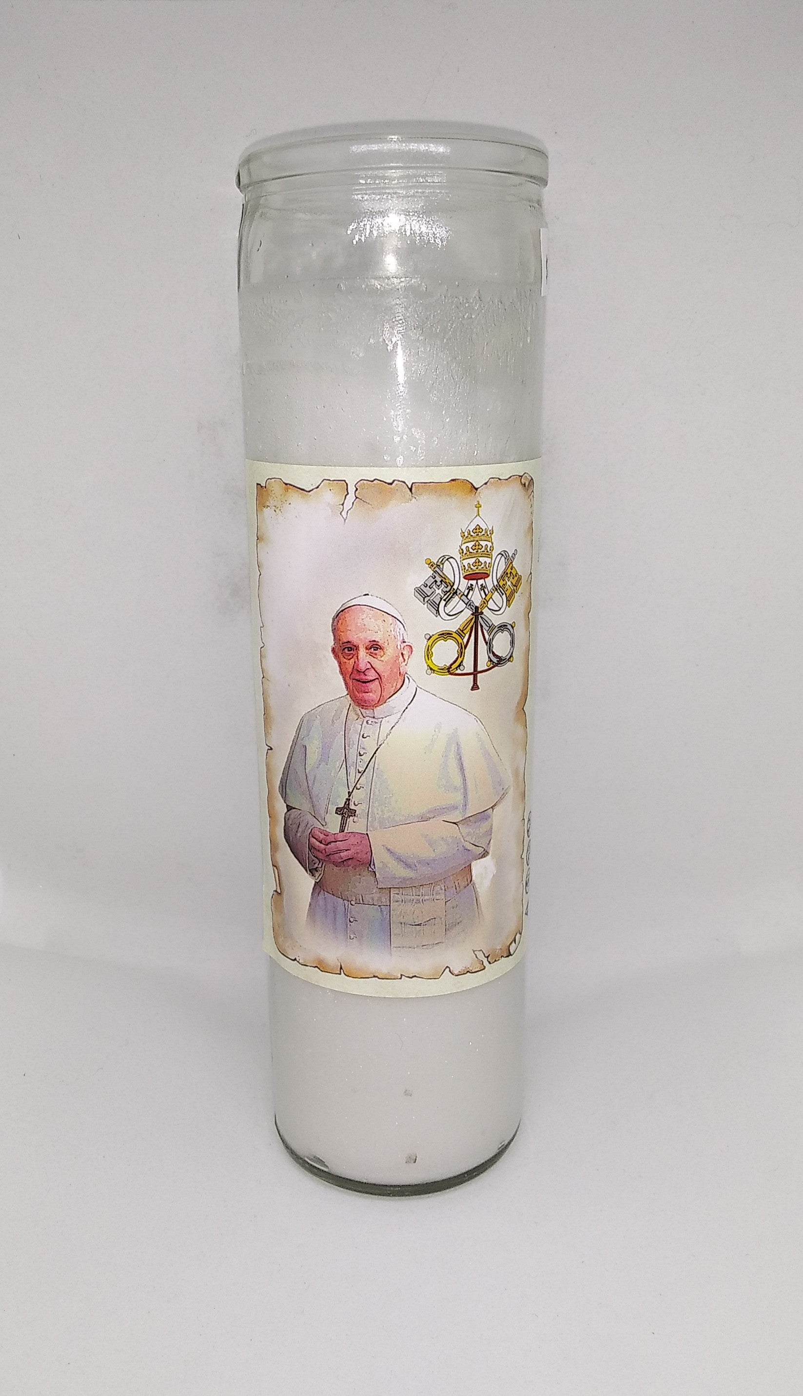 Pope Francis Offering Candle 8"