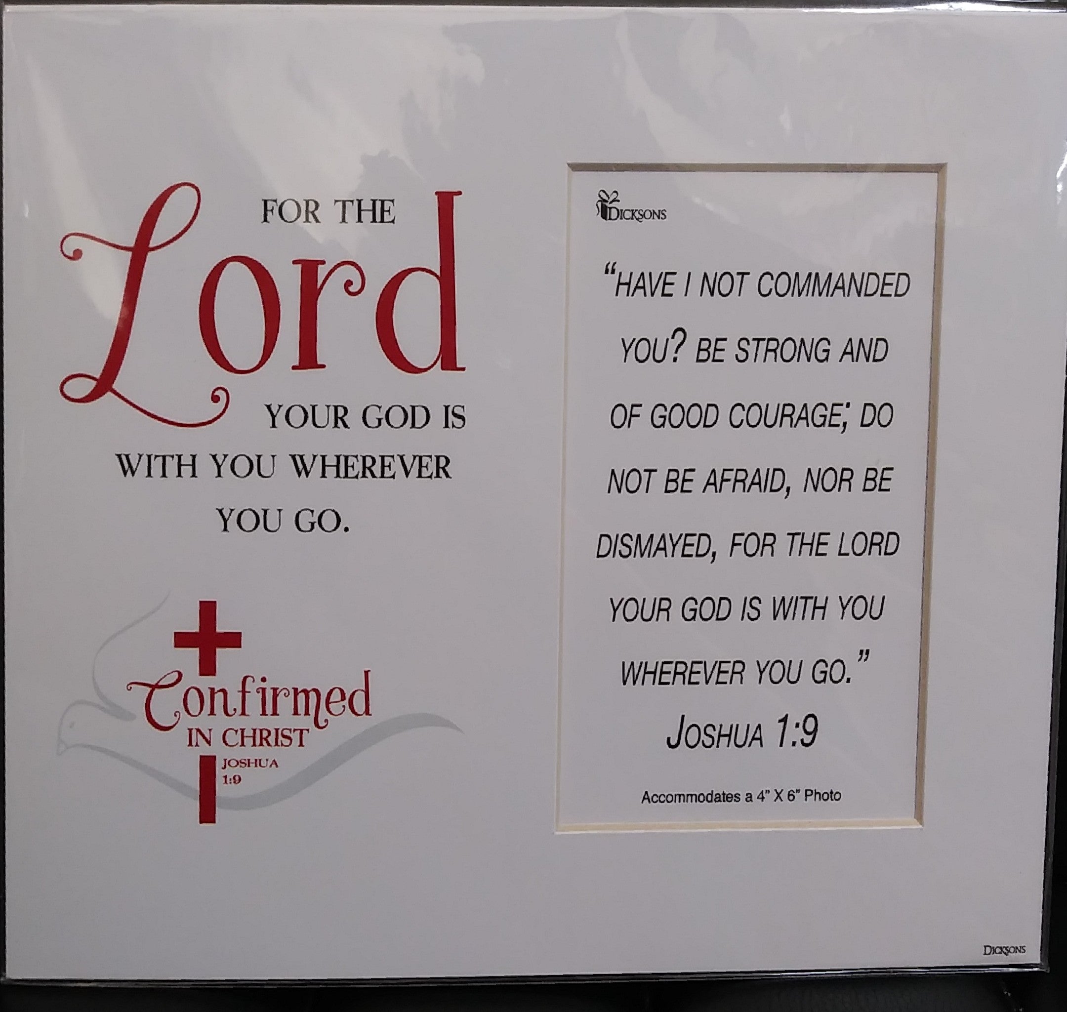 Confirmed In Christ Photo Frame