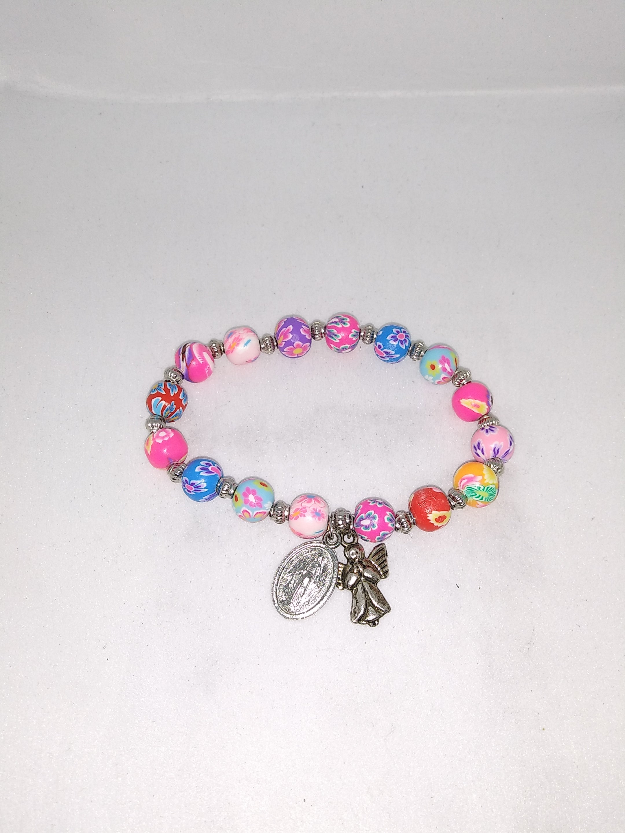 Colorful Bead Stretch Bracelet
