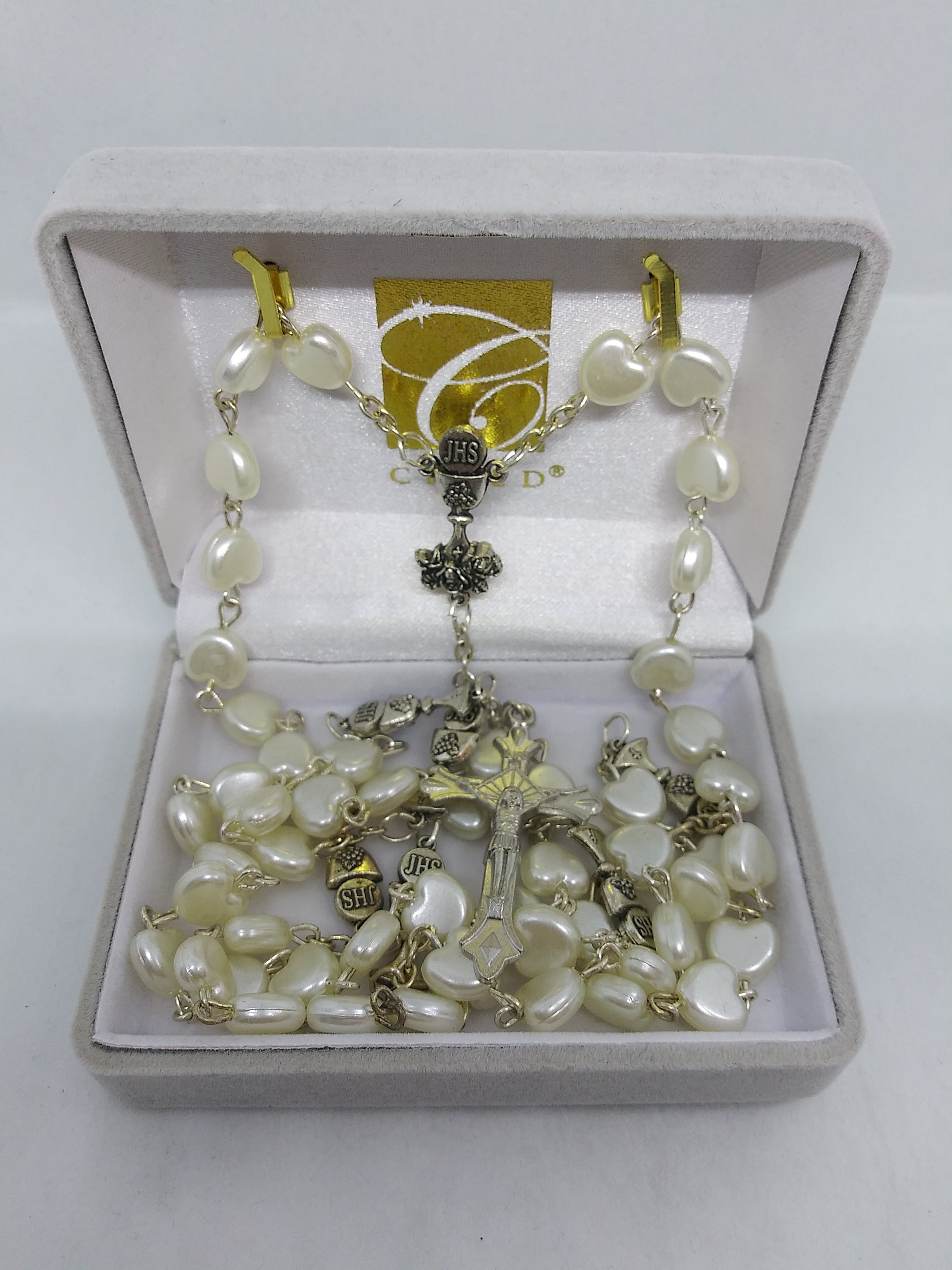 First Communion Heart Rosary