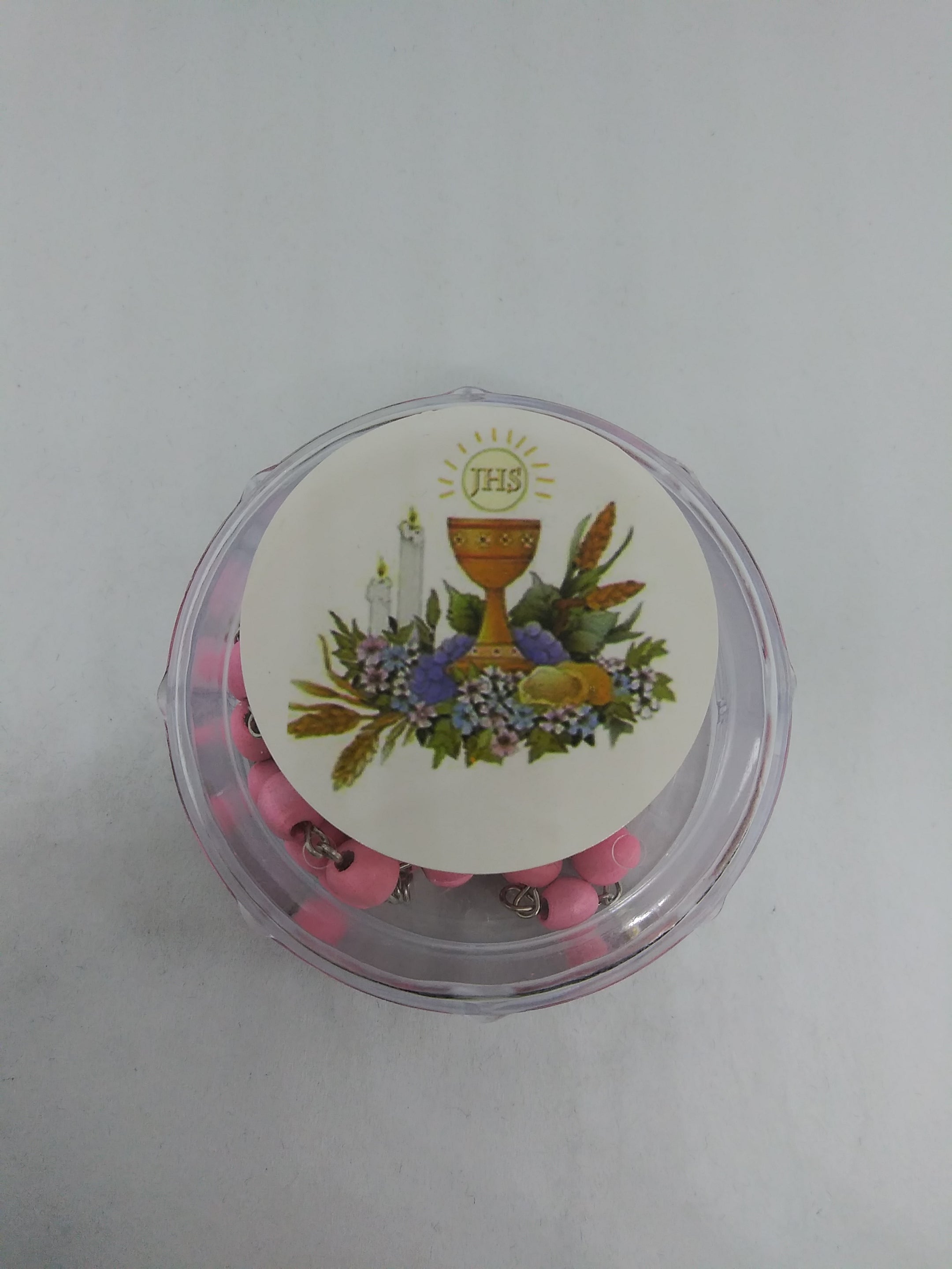 Rosario Primera Comunion Rosa