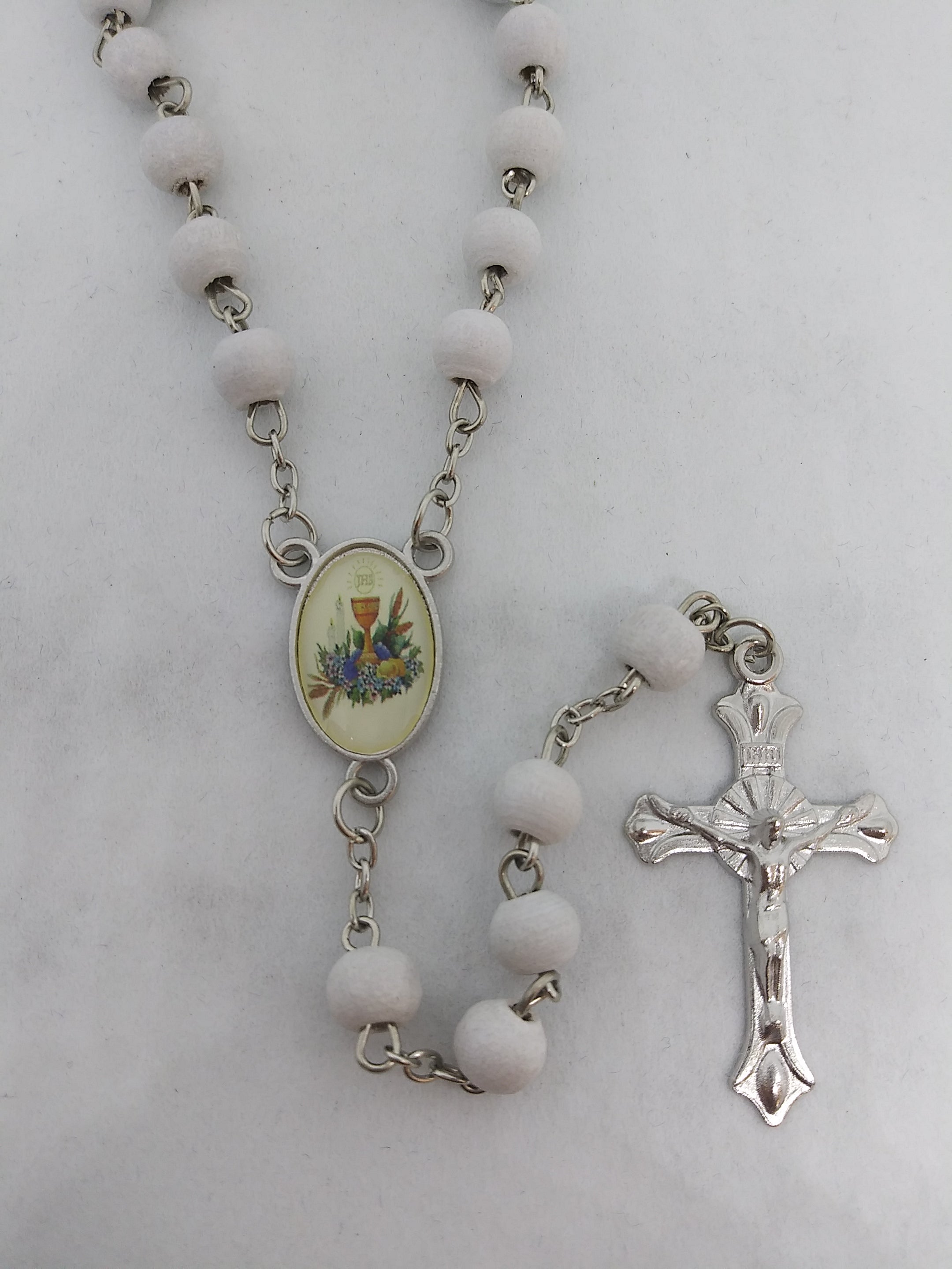 Rosario Primera Comunion Blanco