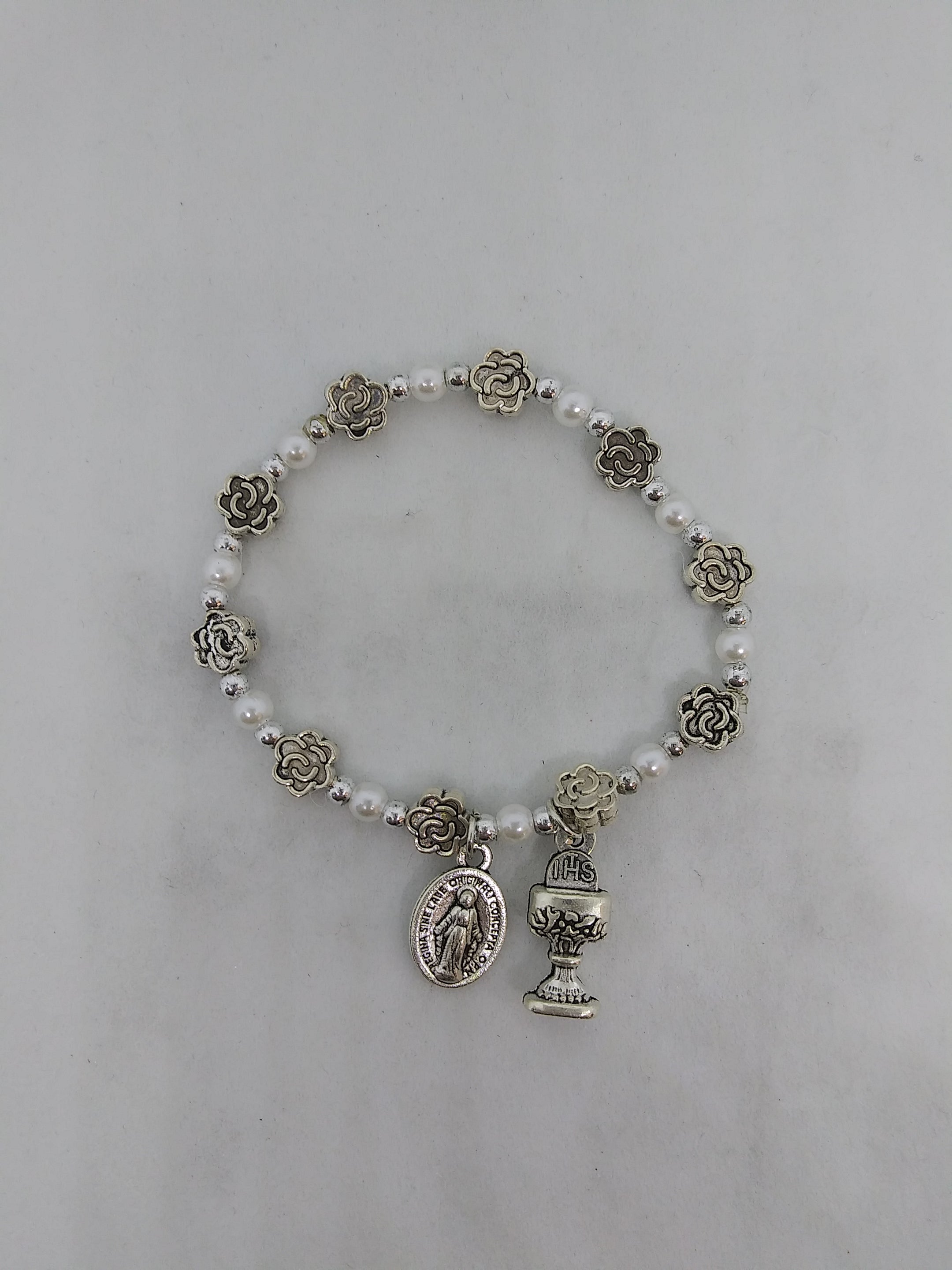 First Communion Bracelet Miraculous Mary