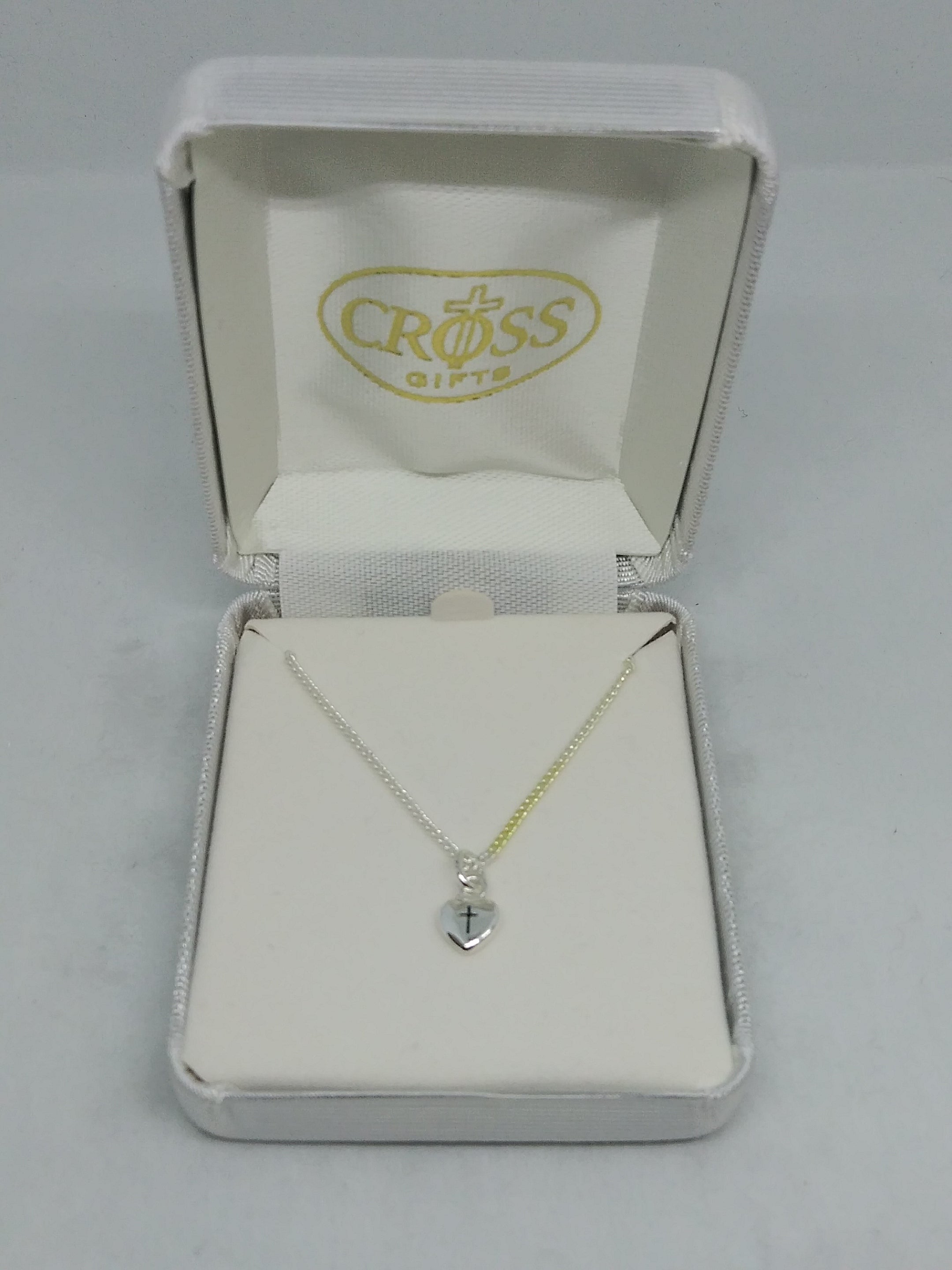 Cross Necklace Small Heart