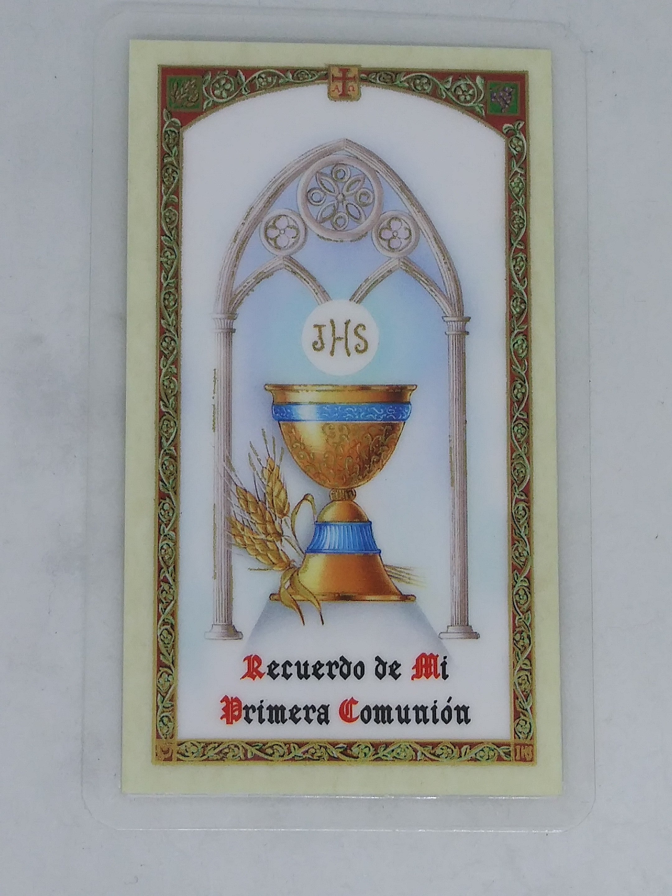 Holy Card Oracion De Comunion