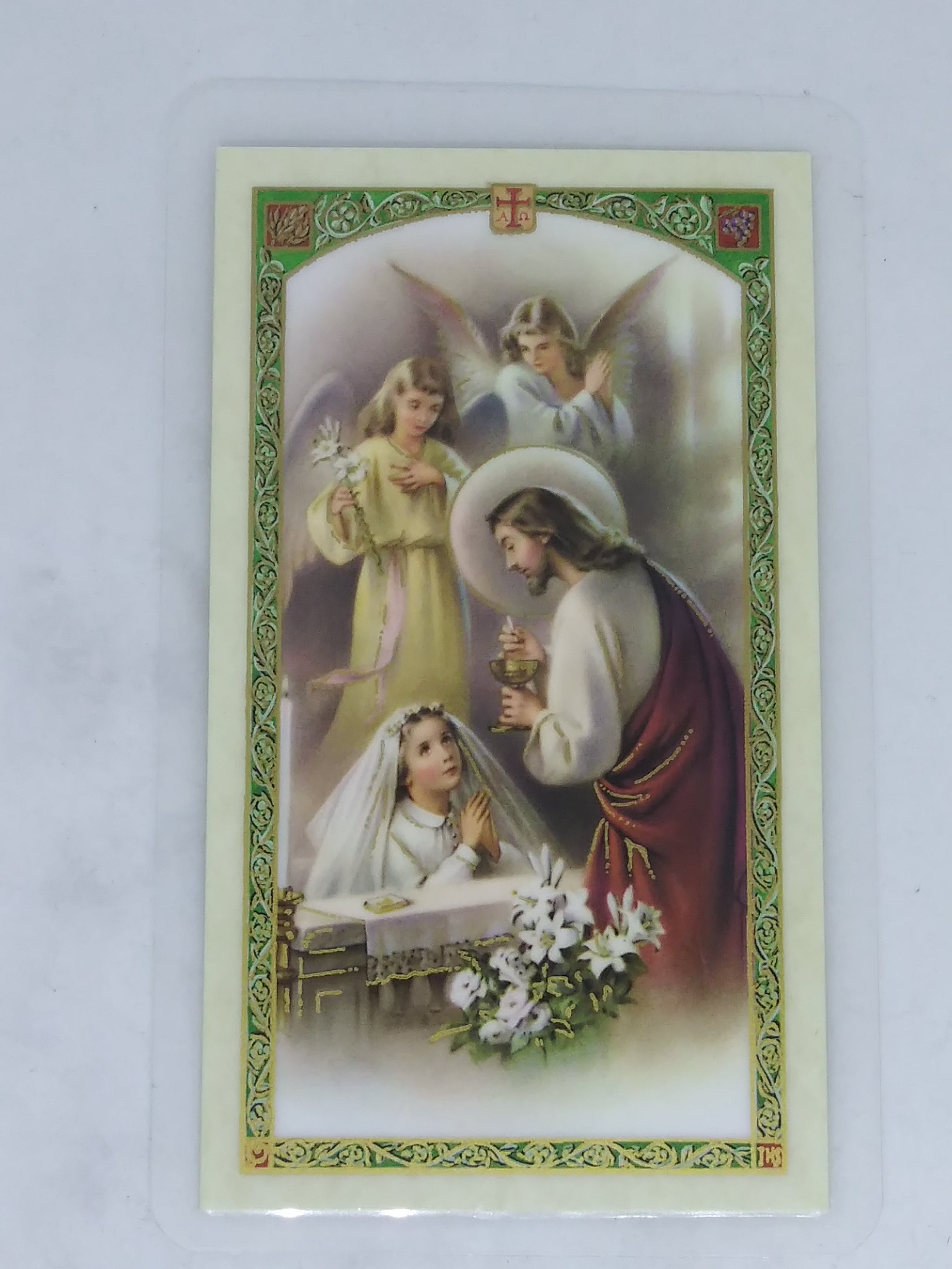 Holy Card Communion Prayer Girl