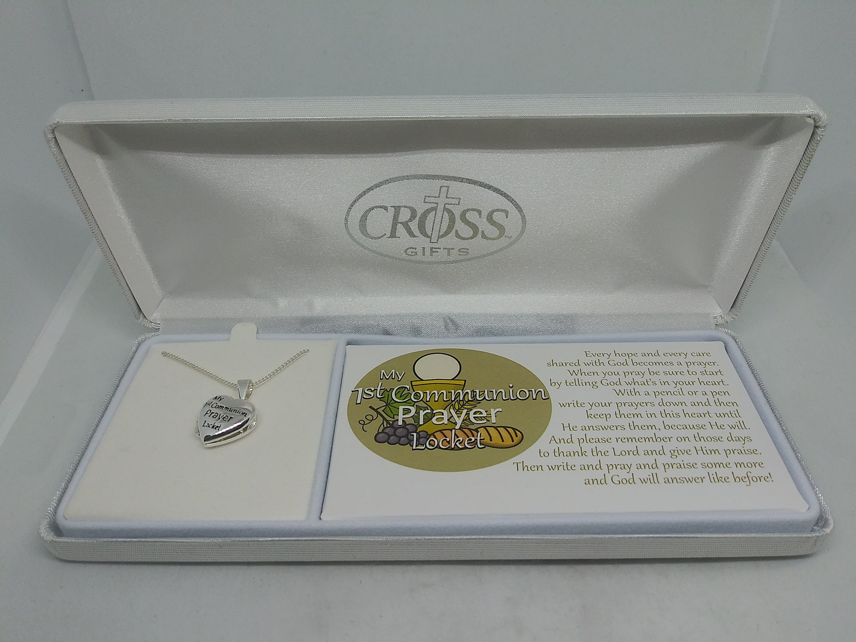 My 1st Communion Prayer Locket