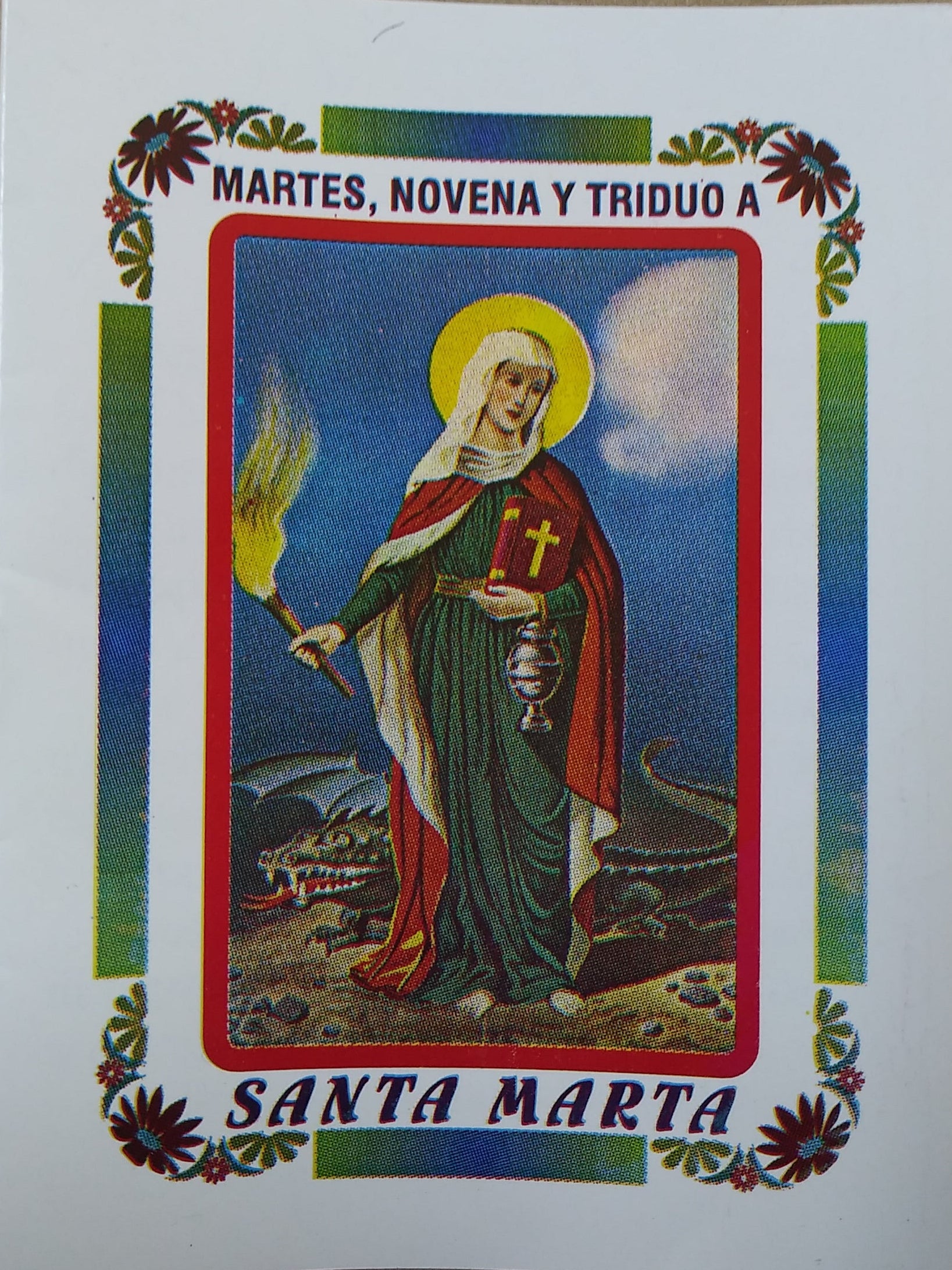 Santa Marta (Martes, Novena Y Triduo)