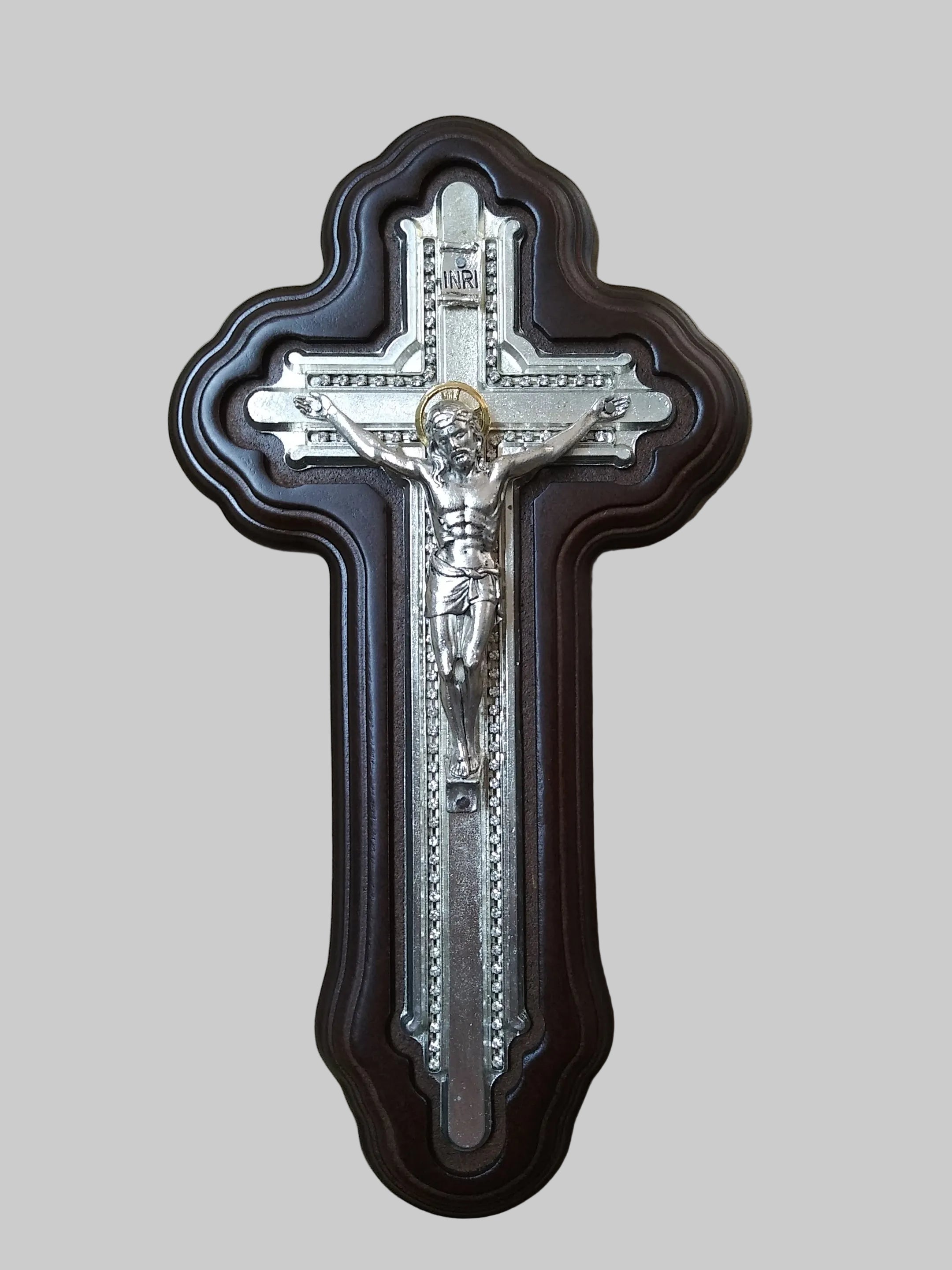 Crucifijo Baño De Oro