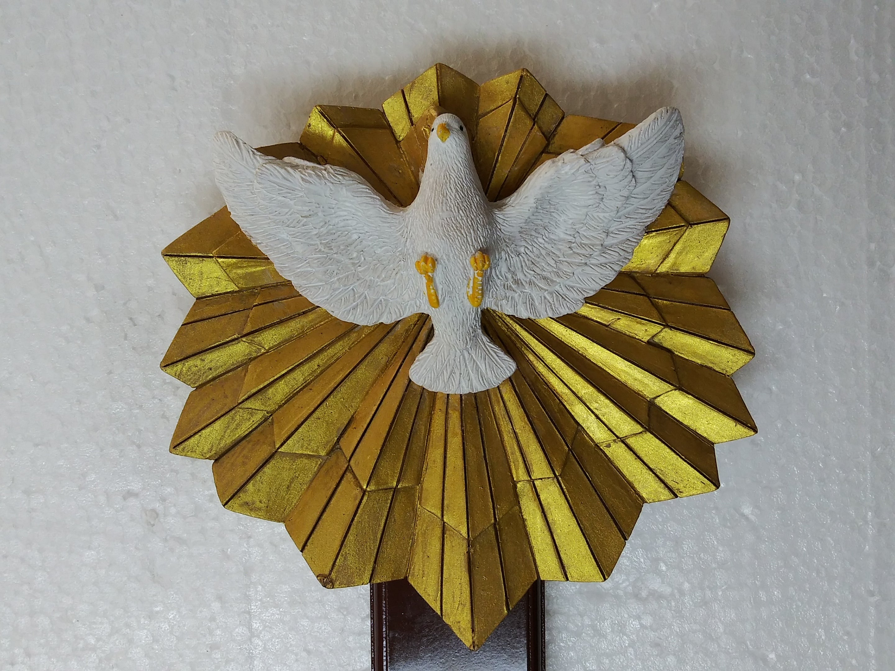 Holy Spirit Cross W/ Pierced Heart 29"