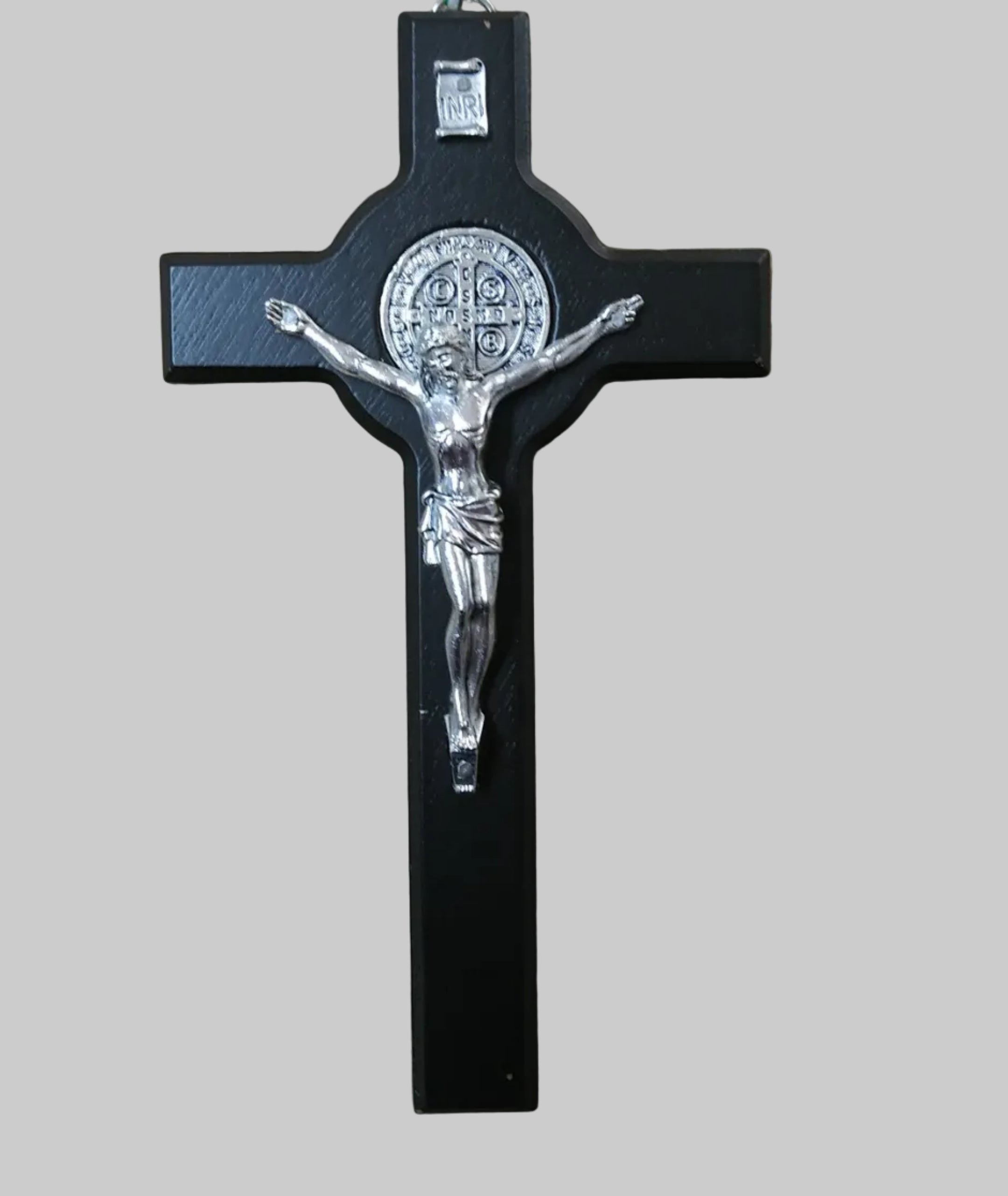 St.Benedict Wood Black Cross