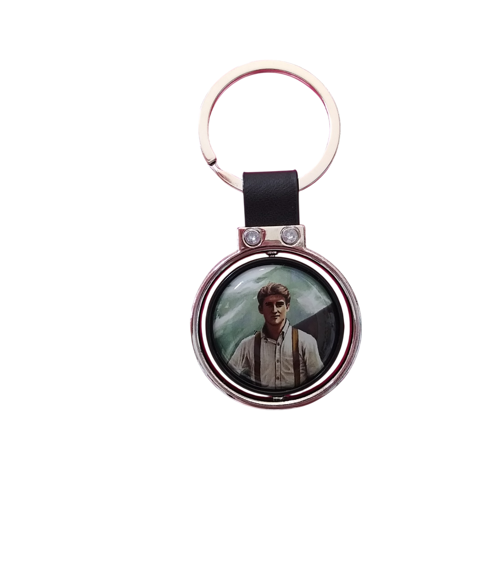 St. Pier Giorgio Rotating Keychain