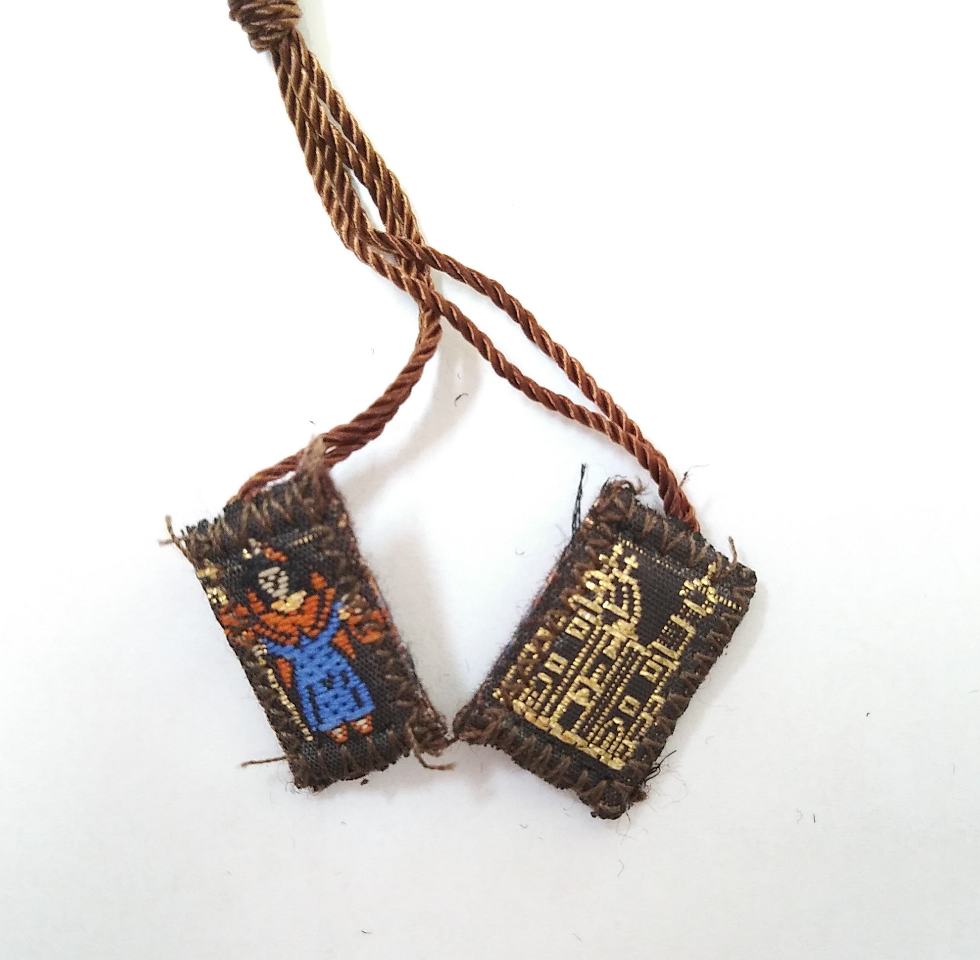 Brown Scapular - Santo Niño De Atocha Mini