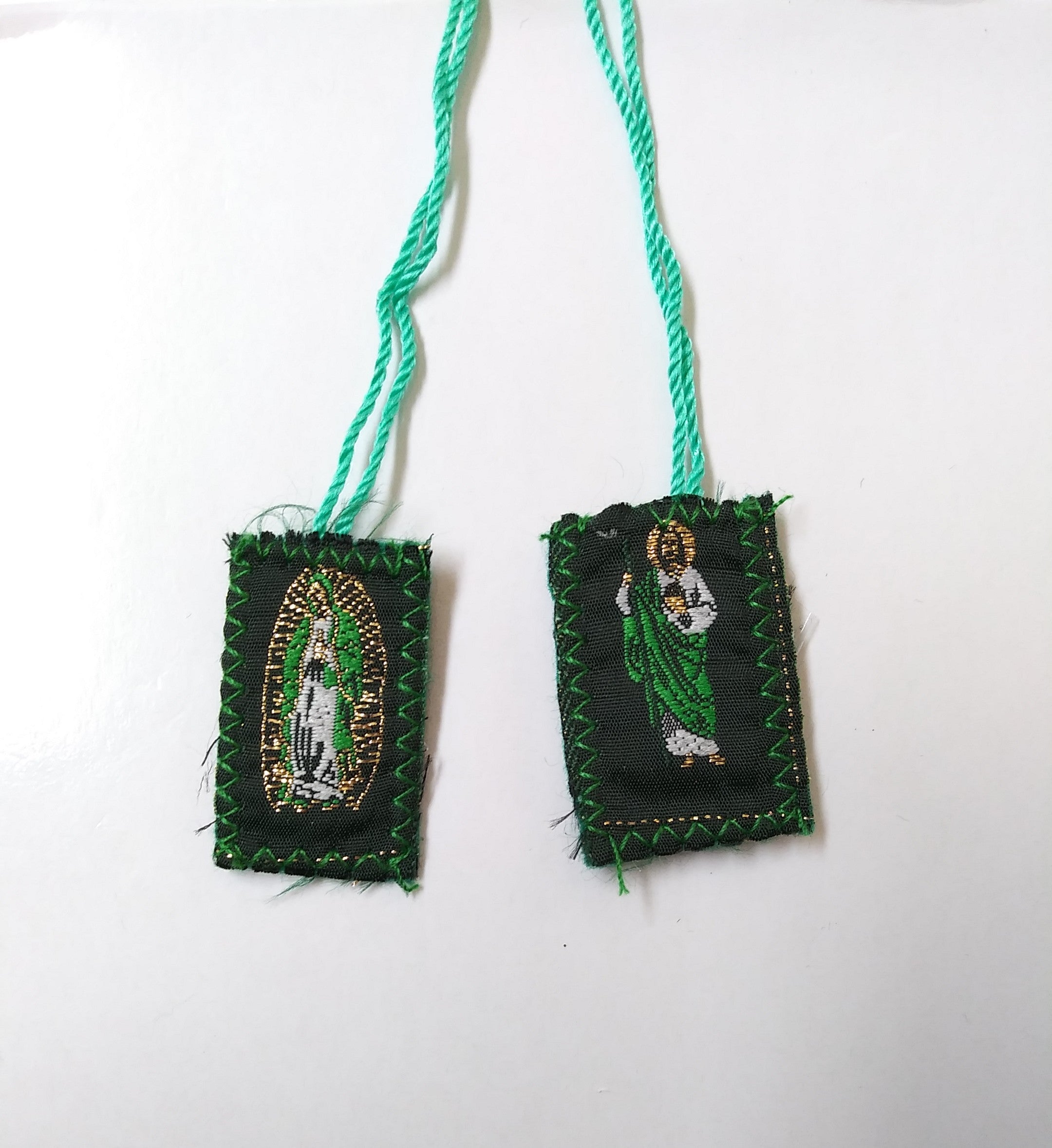 Green Scapular - Virgen De Guadalupe San Judas small