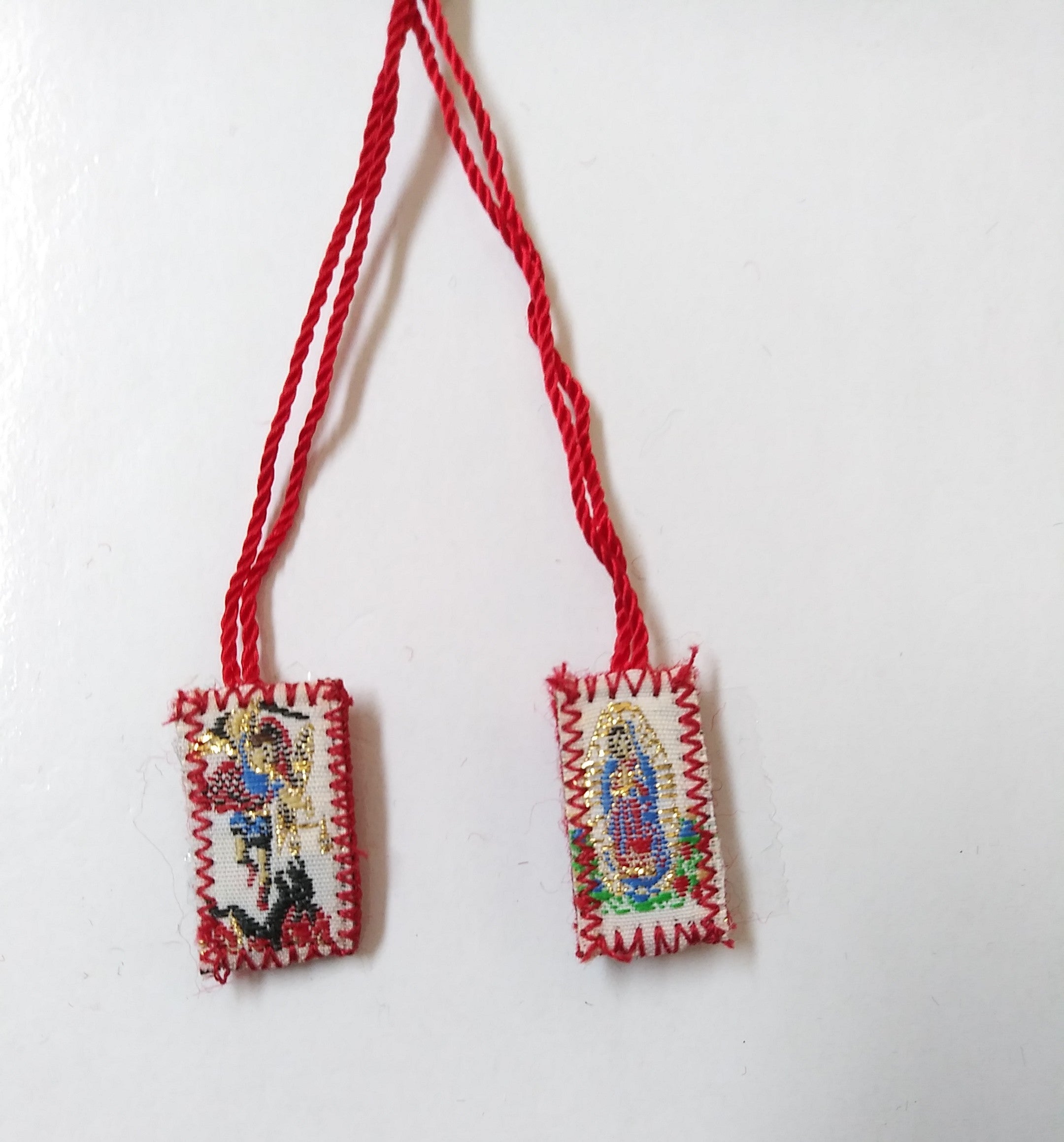 Red Scapular - Virgen De Guadalupe Arcángel Miguel mini
