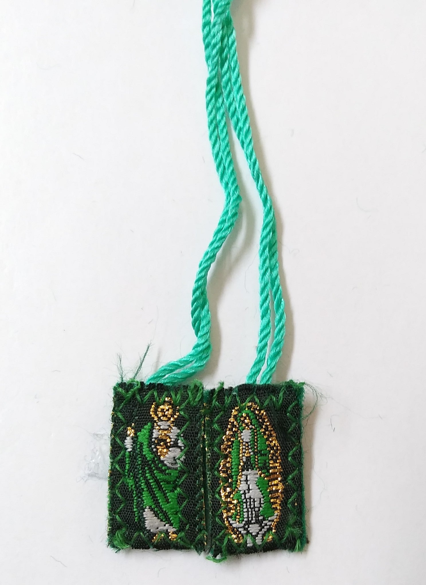 Green Scapular - Virgen De Guadalupe San Judas mini