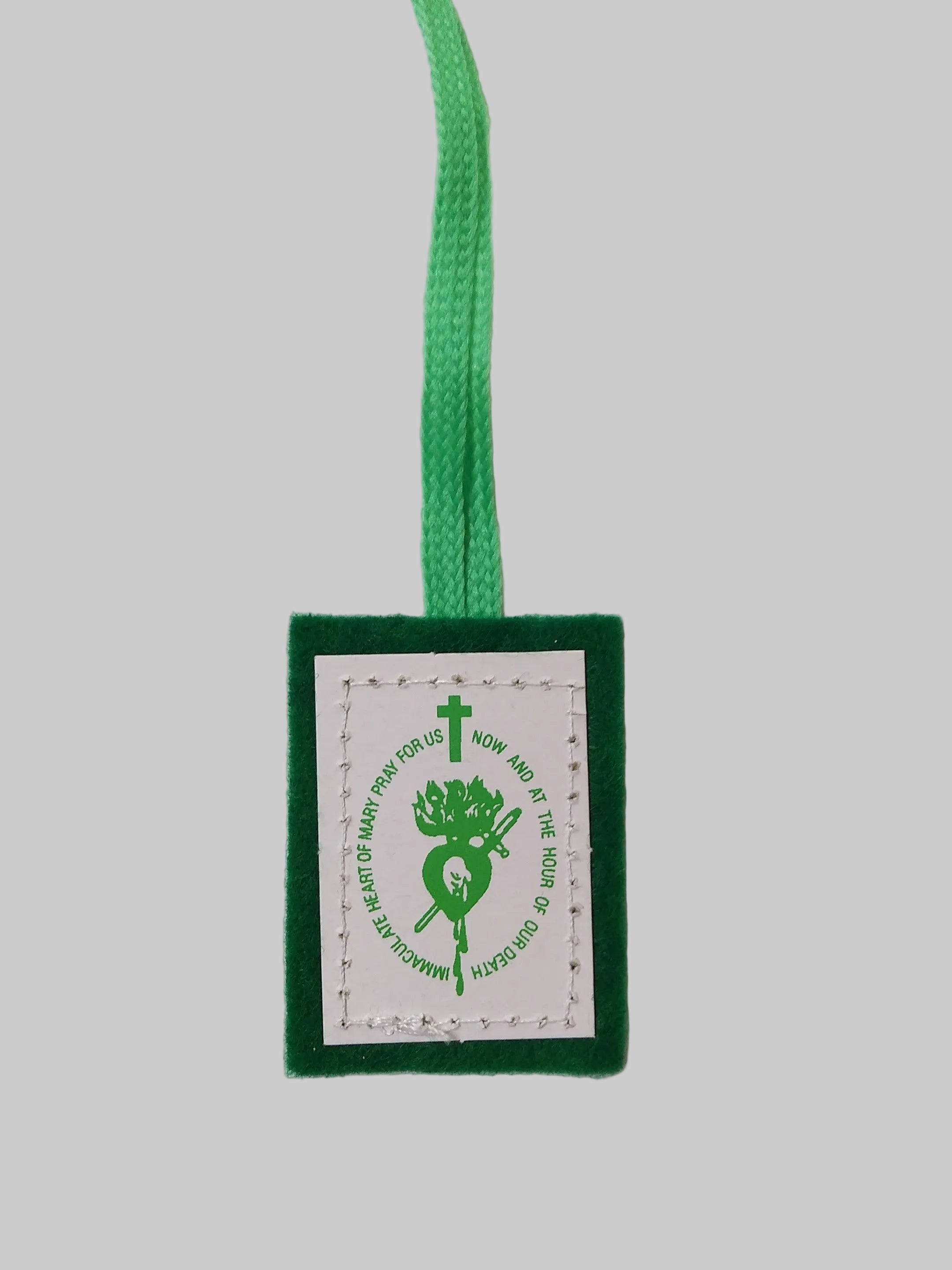 Green Scapular : Immaculate Heart Of Mary