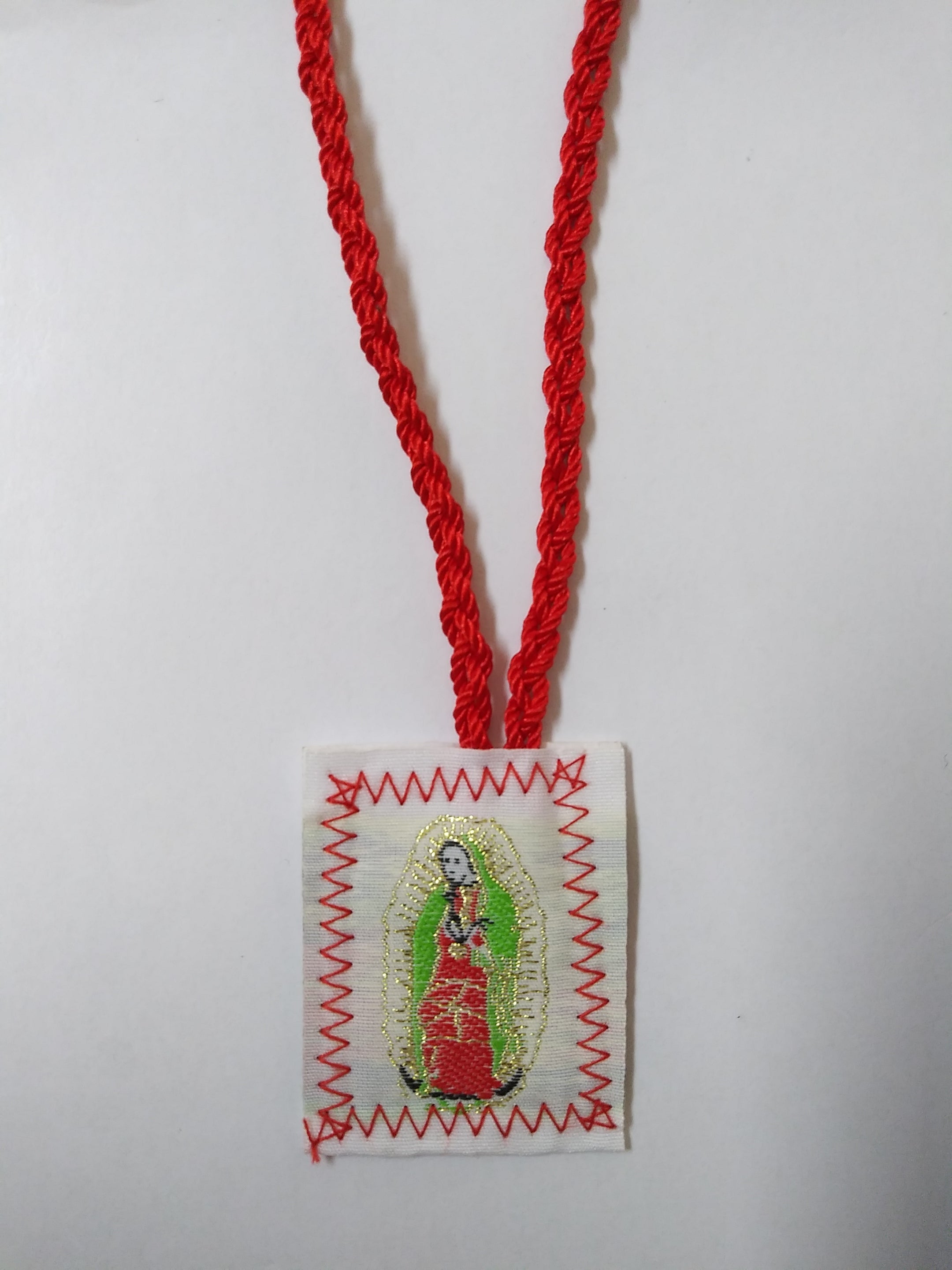 Red Scapular - Virgen De Guadalupe