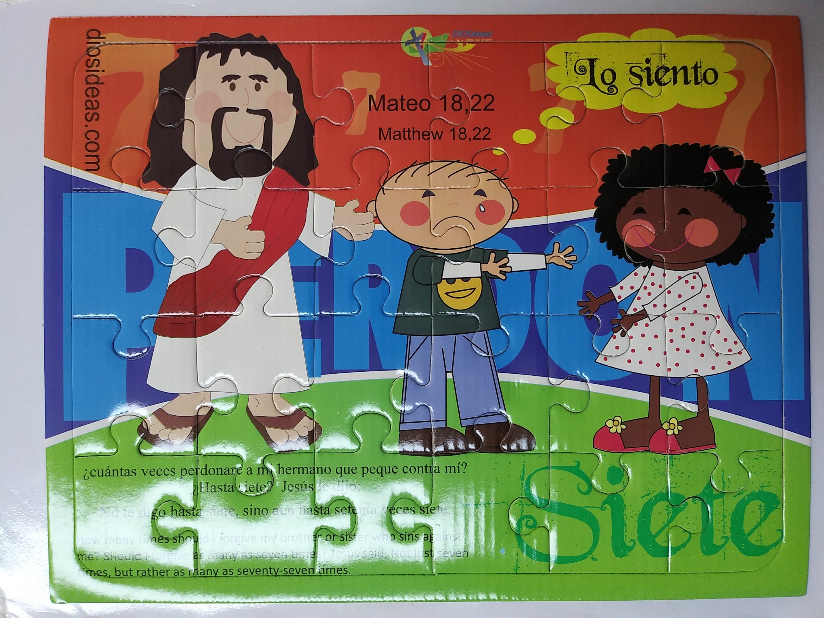Bilingual Puzzle Matthew 18,22
