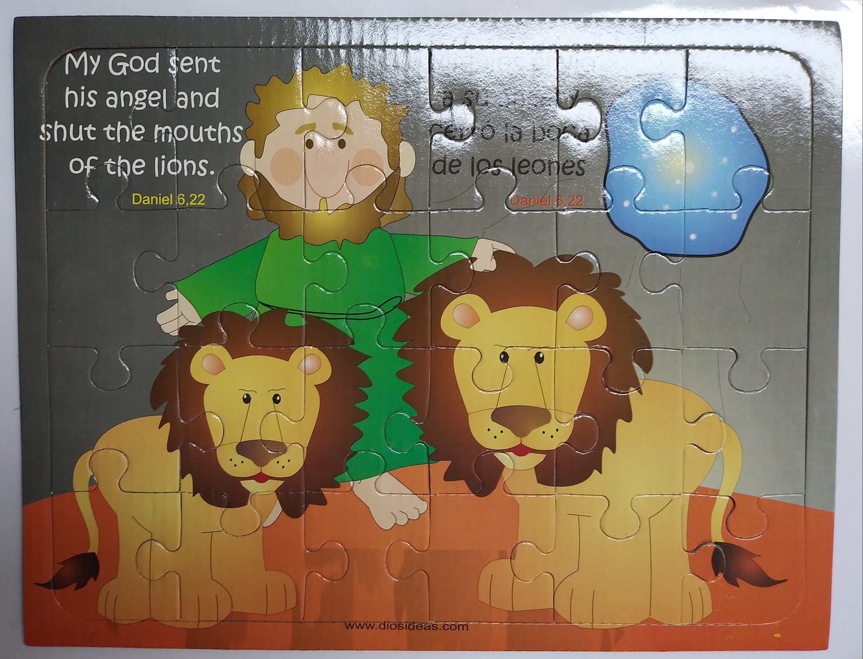 Bilingual Puzzle Daniel 6,22