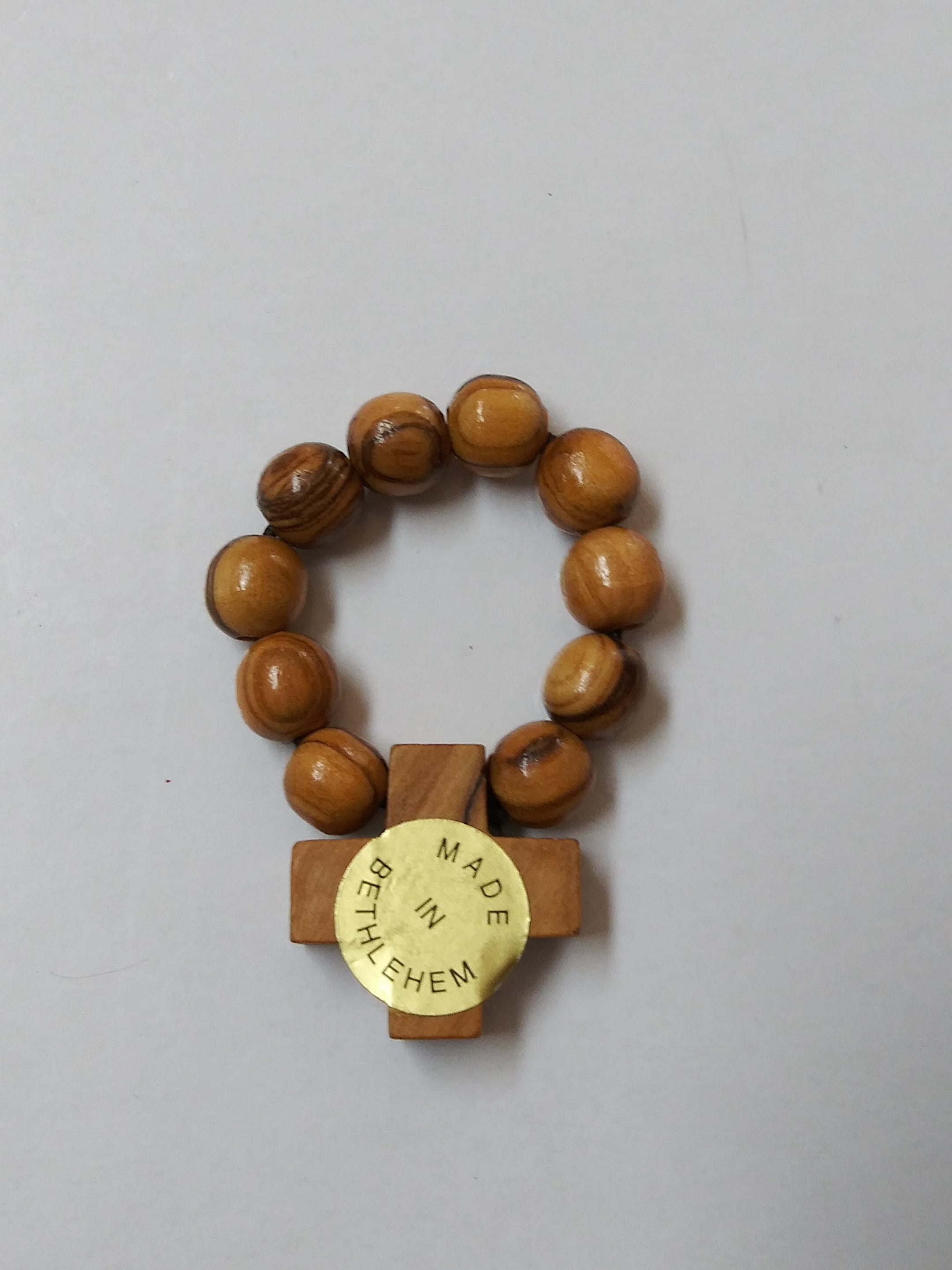 Olive Wood Rosary Ring