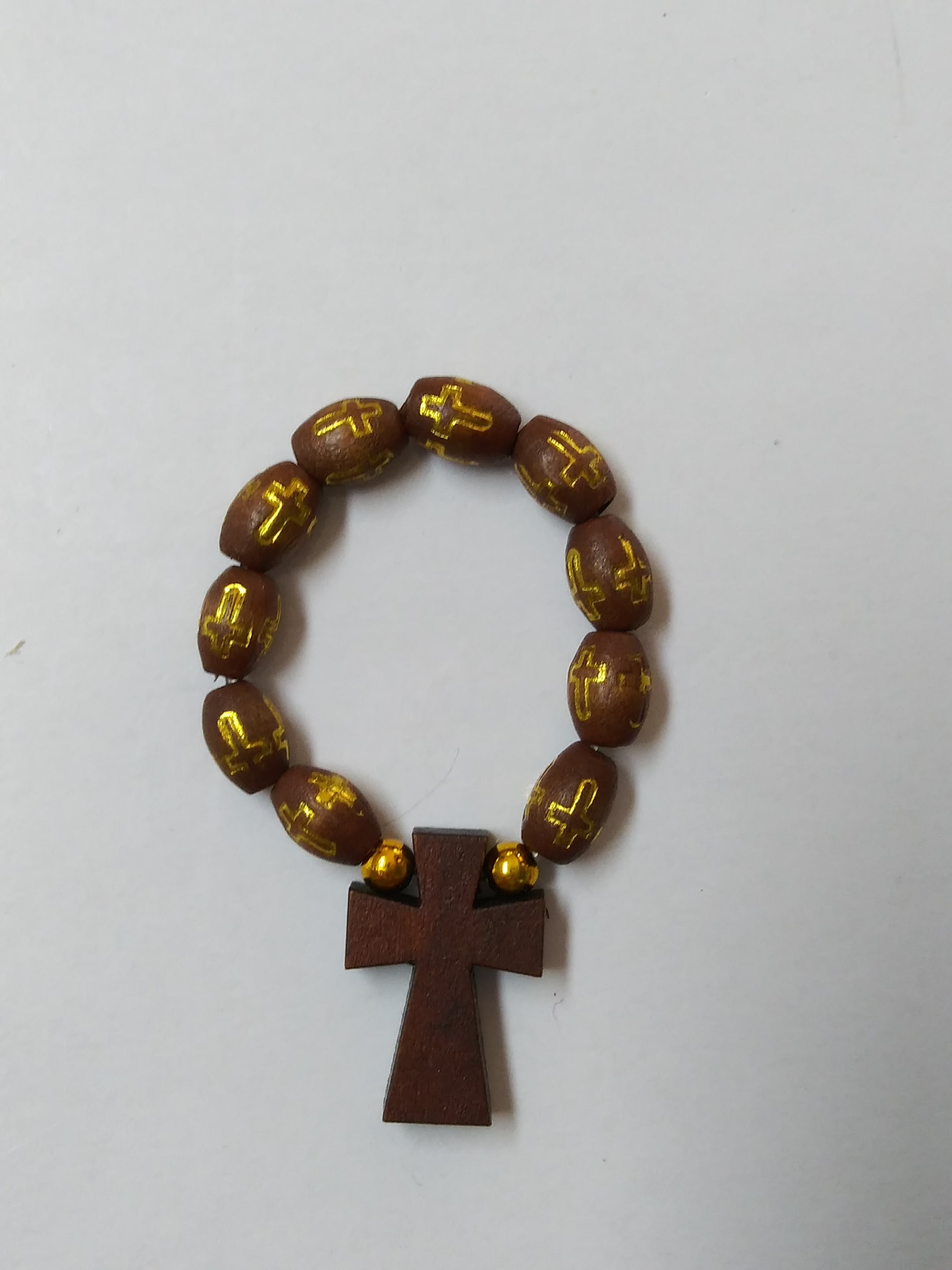 Wood Rosary Ring