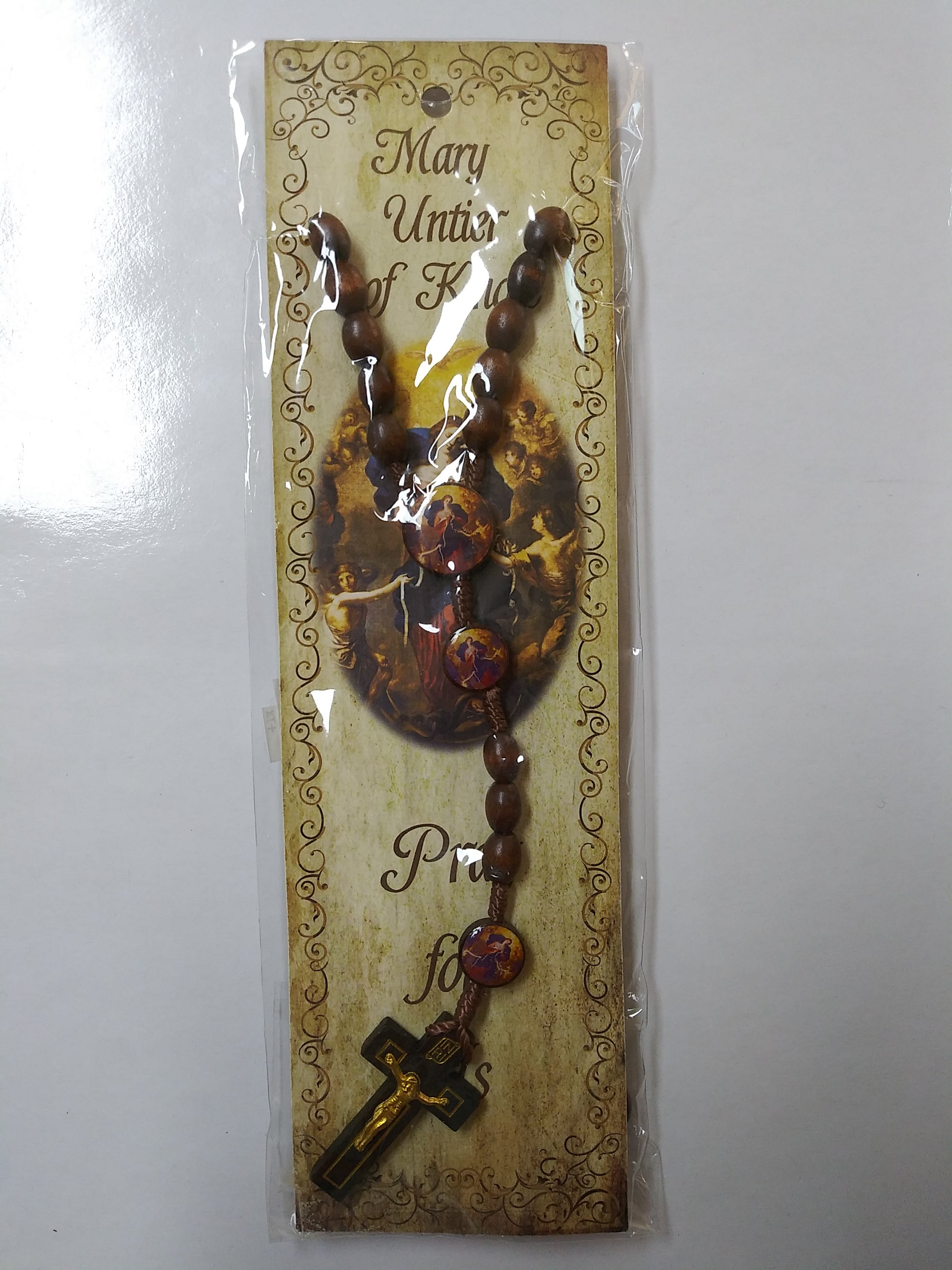 Mary Untier Of Knots Devotional Cord Rosary