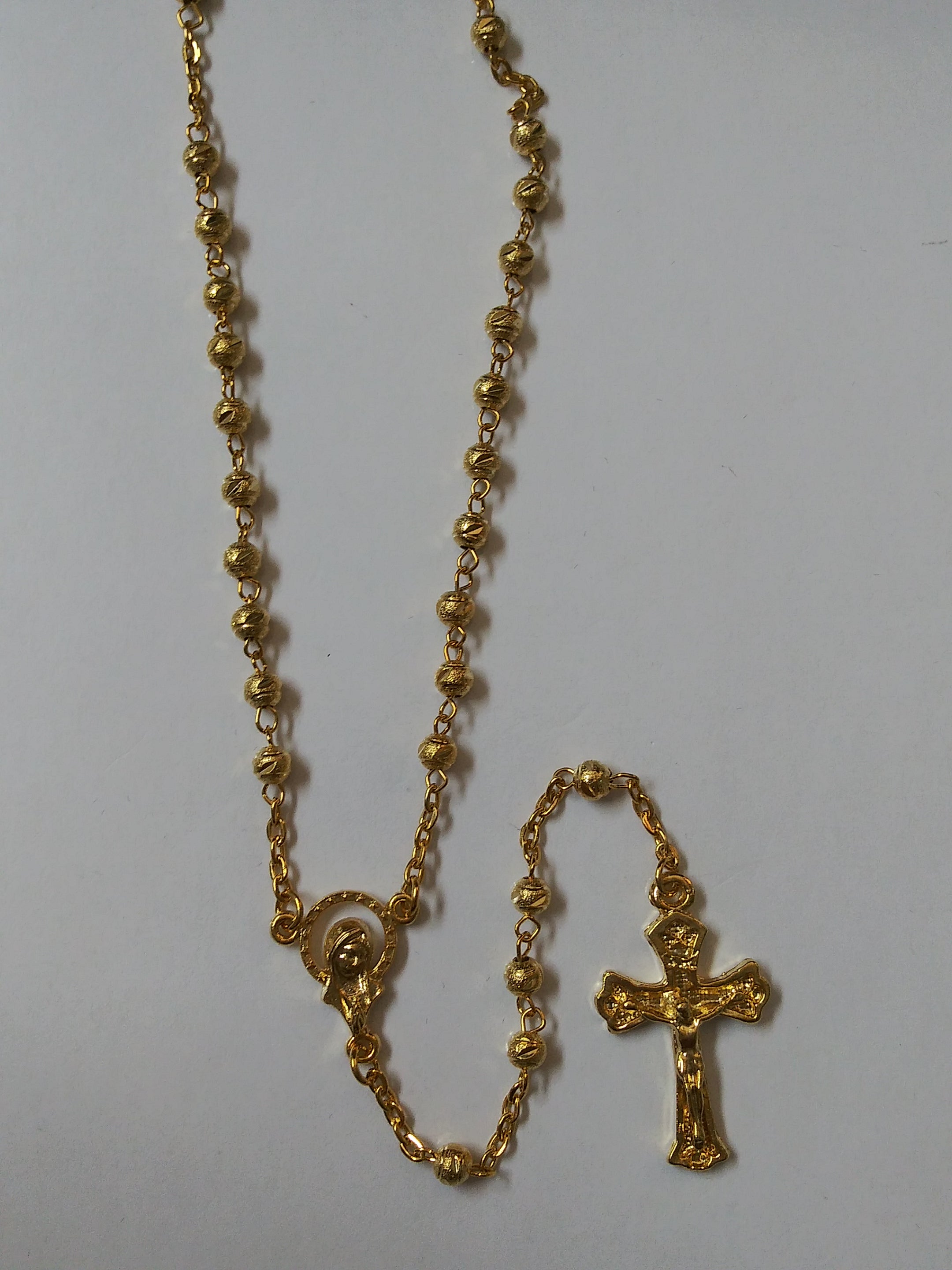 Gold Color Bead Rosary