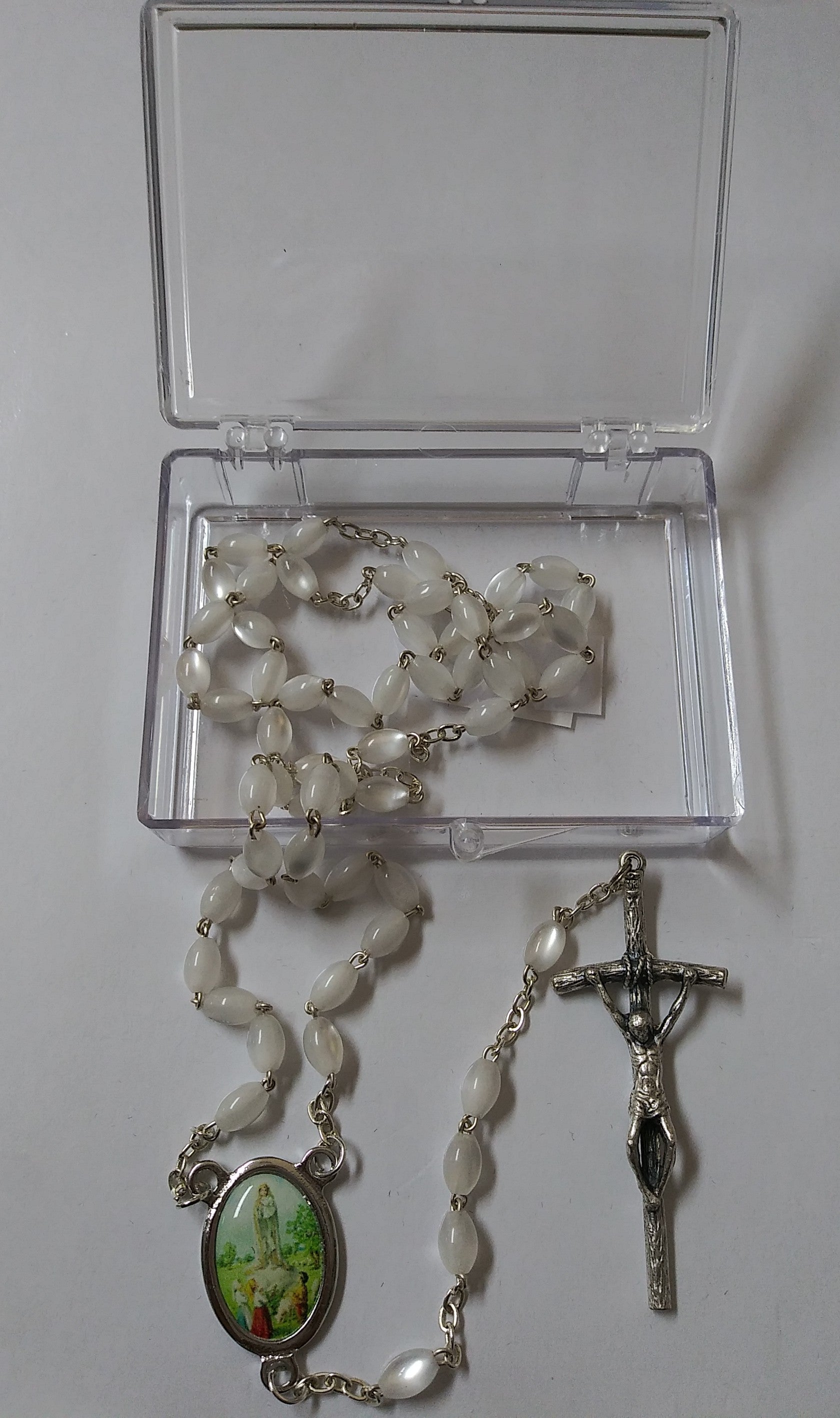Our Lady Of Fatima Oval Beads