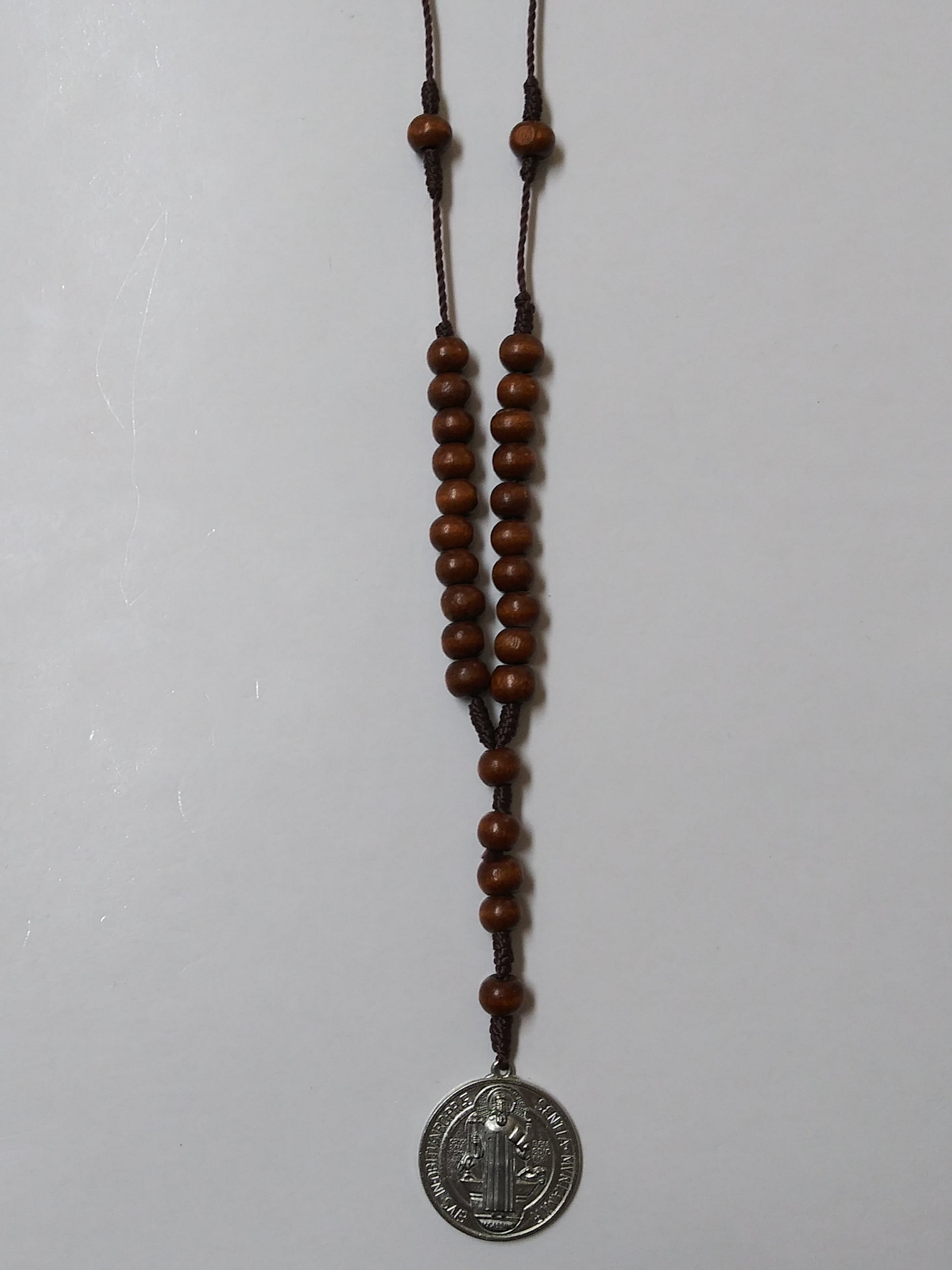St.Benedict Brown Rosary/Door Hanger