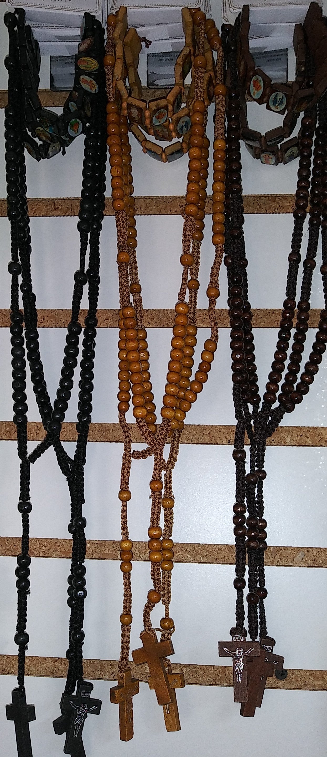 Rosary & Saint Bracelet Set