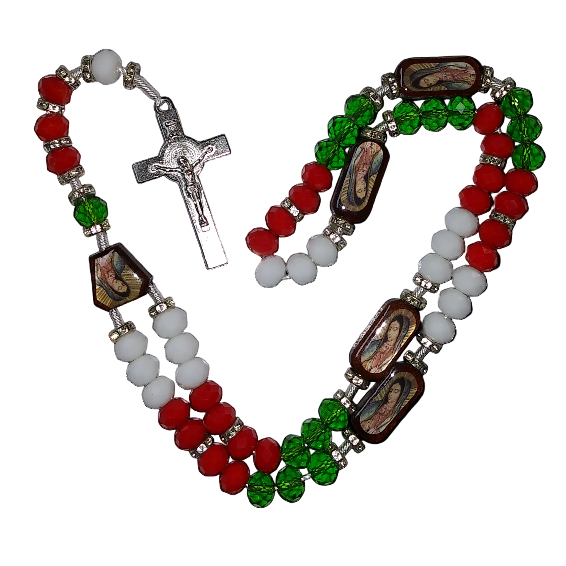 Rosario Tri-Color Virgen De Guadalupe