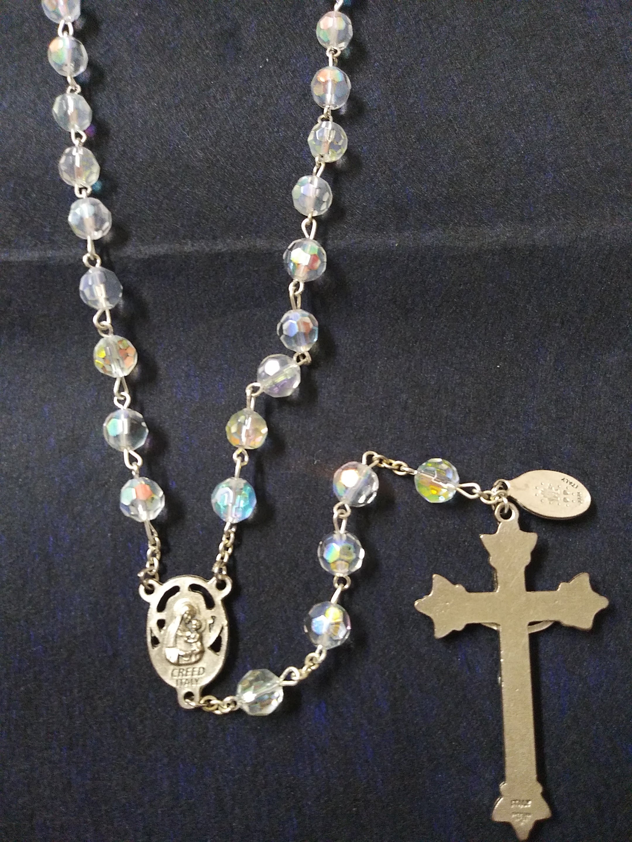 Sacred Heart Crystal Rosary