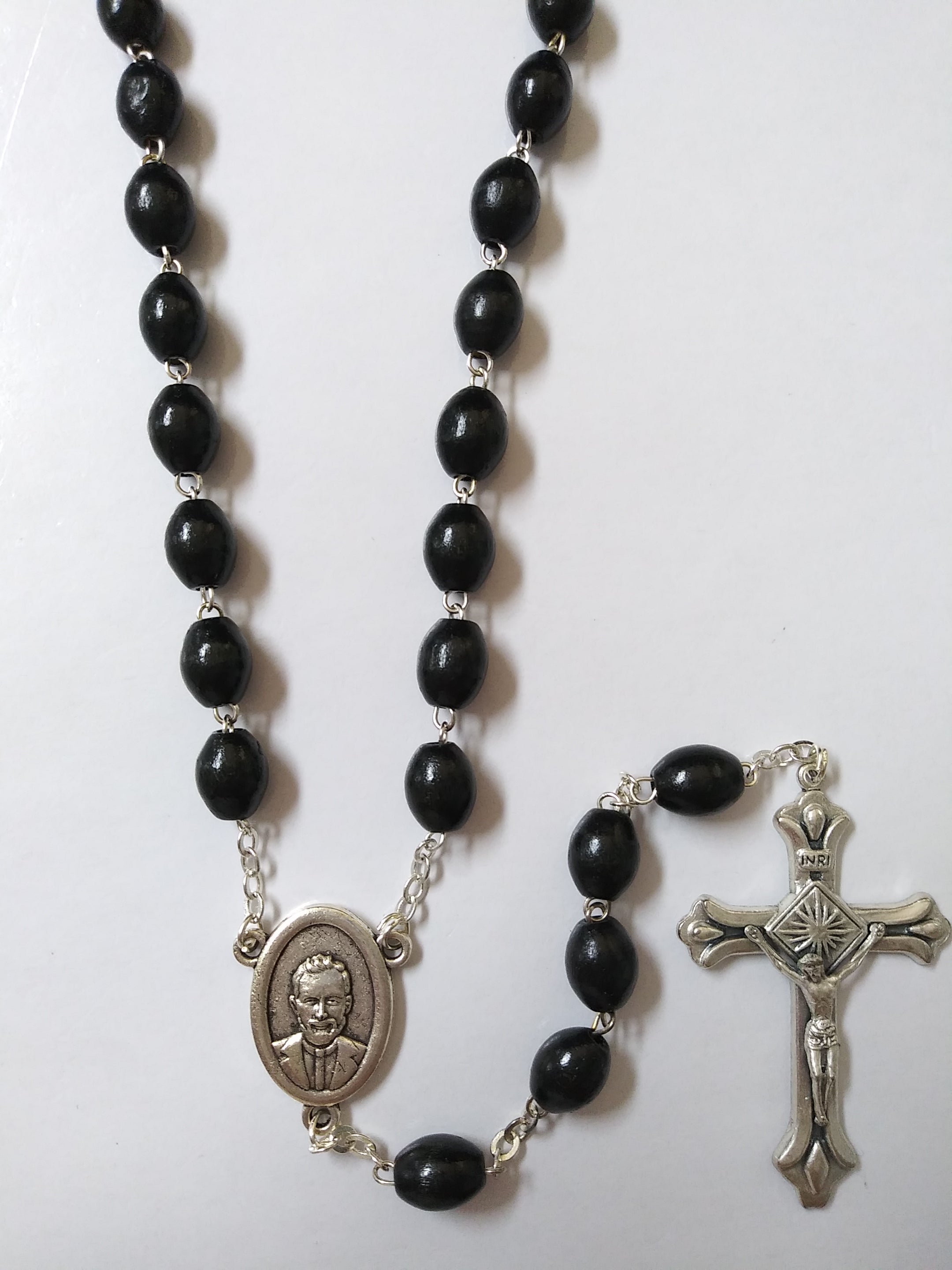 Blessed Stanley Rother Rosary Black