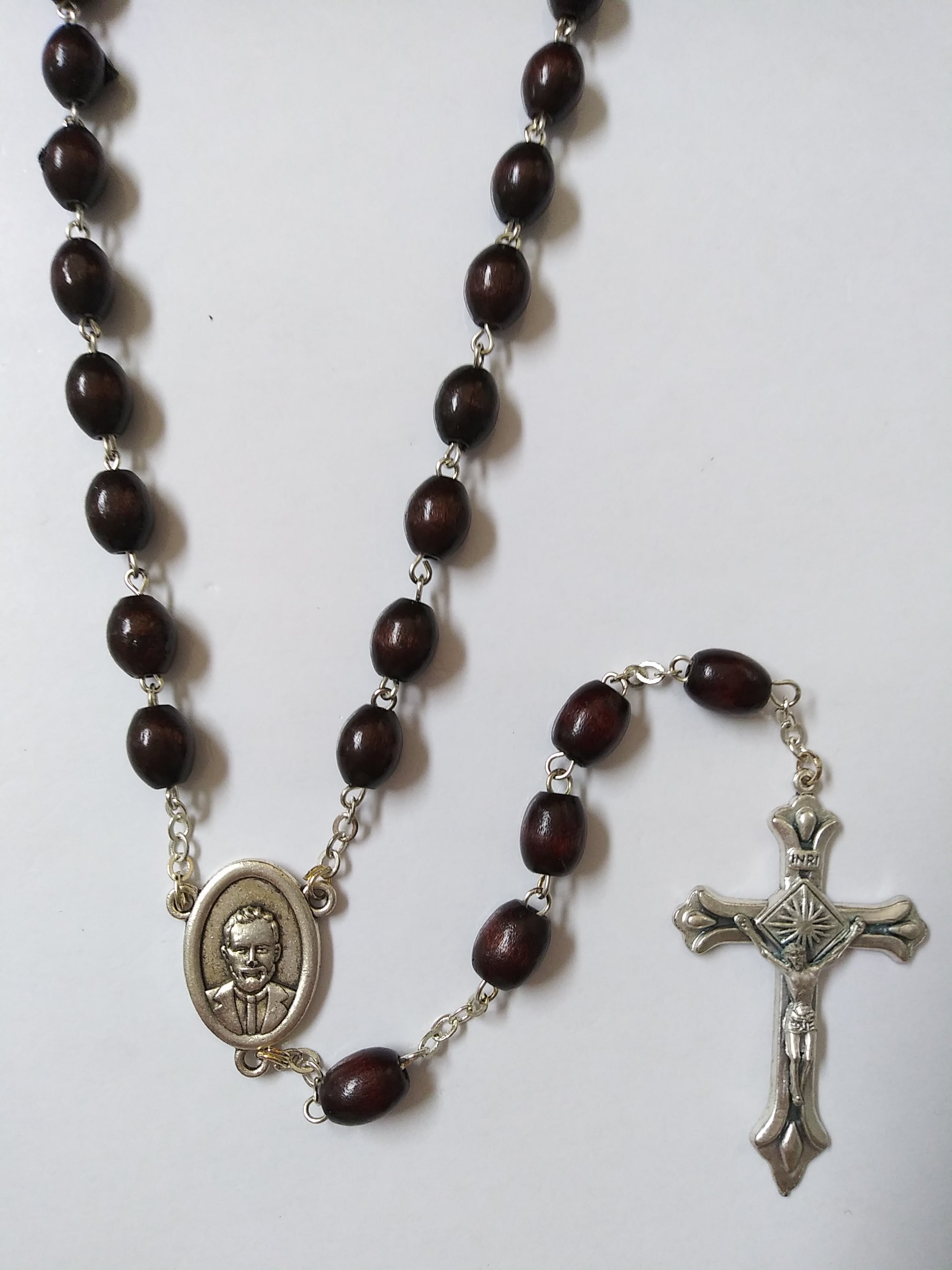 Blessed Stanley Rother Wood Rosary
