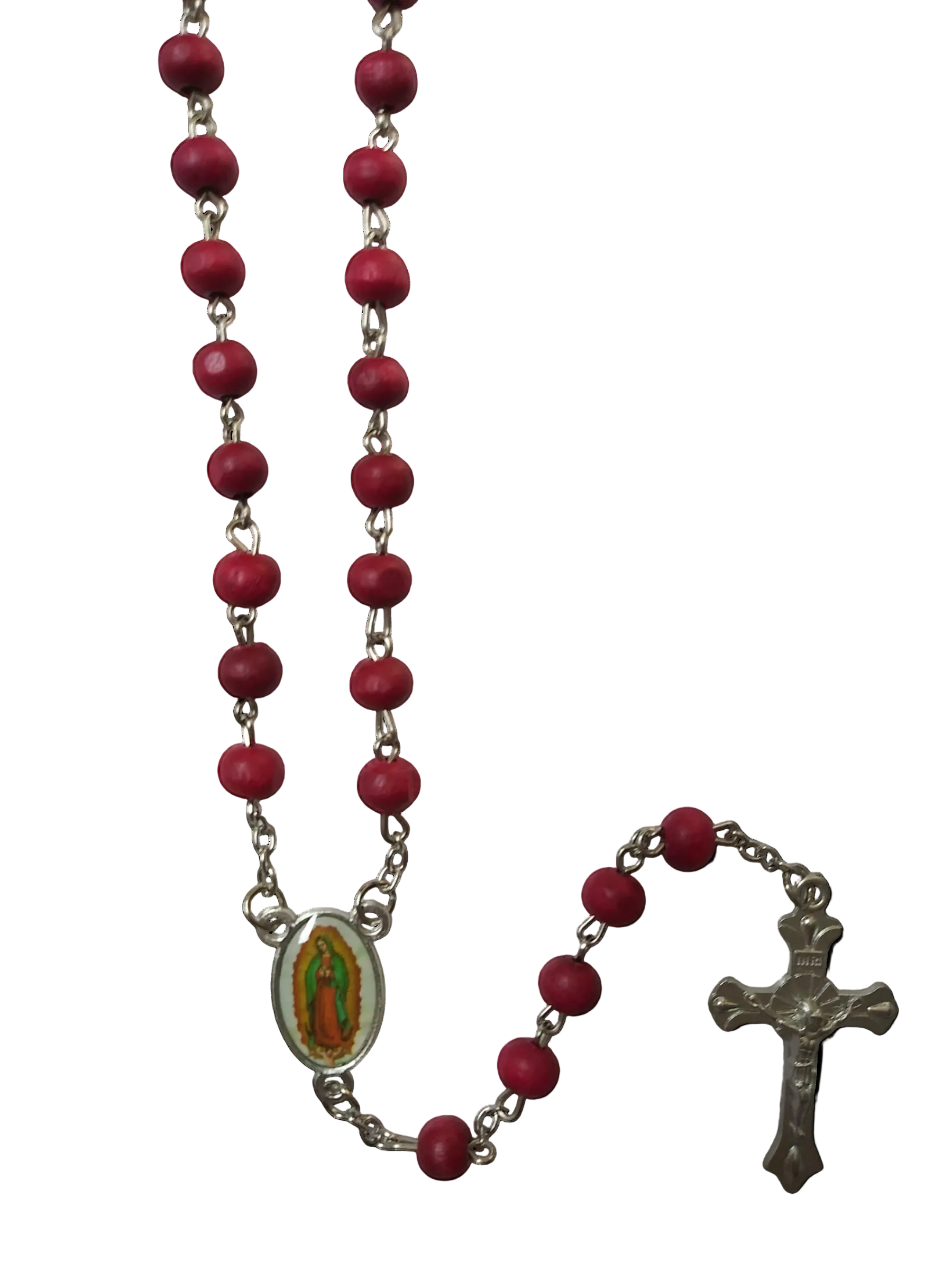 Virgen De Guadalupe Rose Scented Rosary