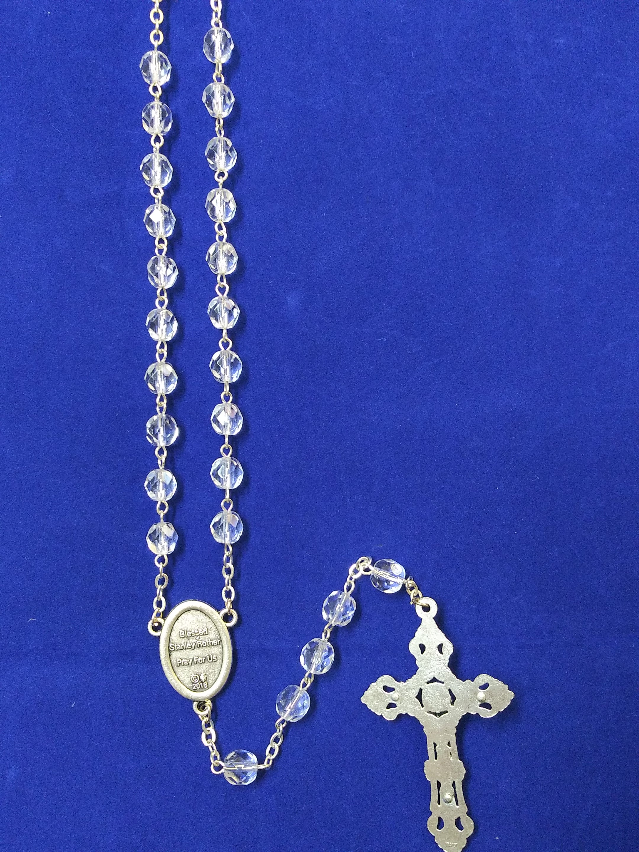 Blessed Stanley Rother Crystal Rosary